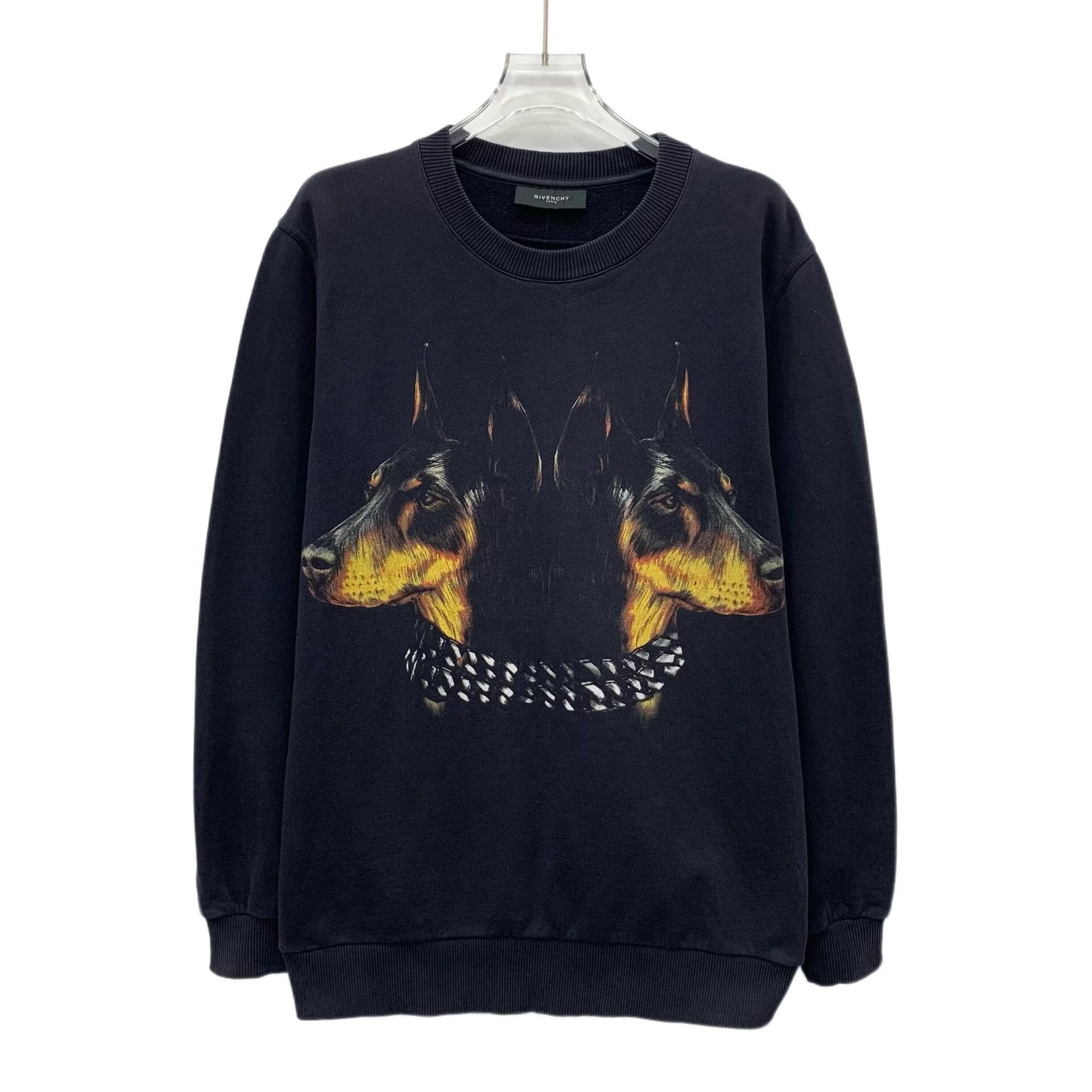 Givenchy Givenchy Double Rottweiler Print Sweatshirt XXS Size US XXS / EU 40 - 1 Thumbnail