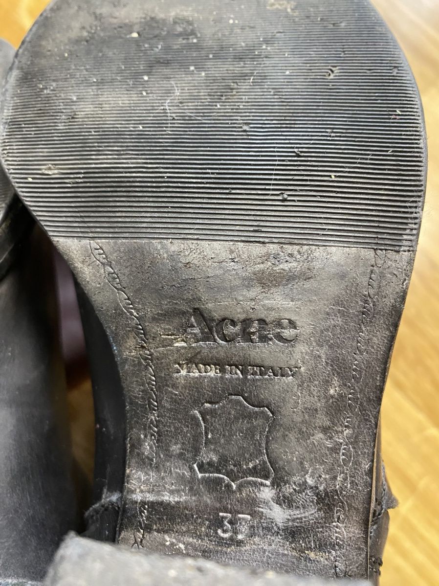 Acne Studios Acne Studios Ankle Boots Size 37 Leather Made In Italy Black Size US 7 / IT 37 - 7 Thumbnail
