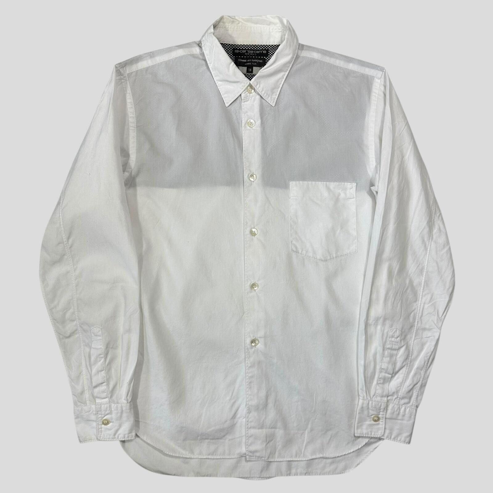 Comme des Garcons CDG Homme Plus x 10-Corso-Come 2010 Mesh Back Shirt - XS Size US XS / EU 42 / 0 - 3 Thumbnail