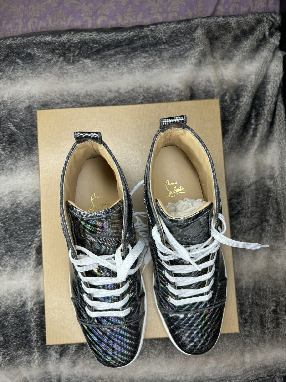 Christian Louboutin Christian Louboutin Flat Calf Electro Multi Size US 11.5 / EU 44-45 - 9 Thumbnail