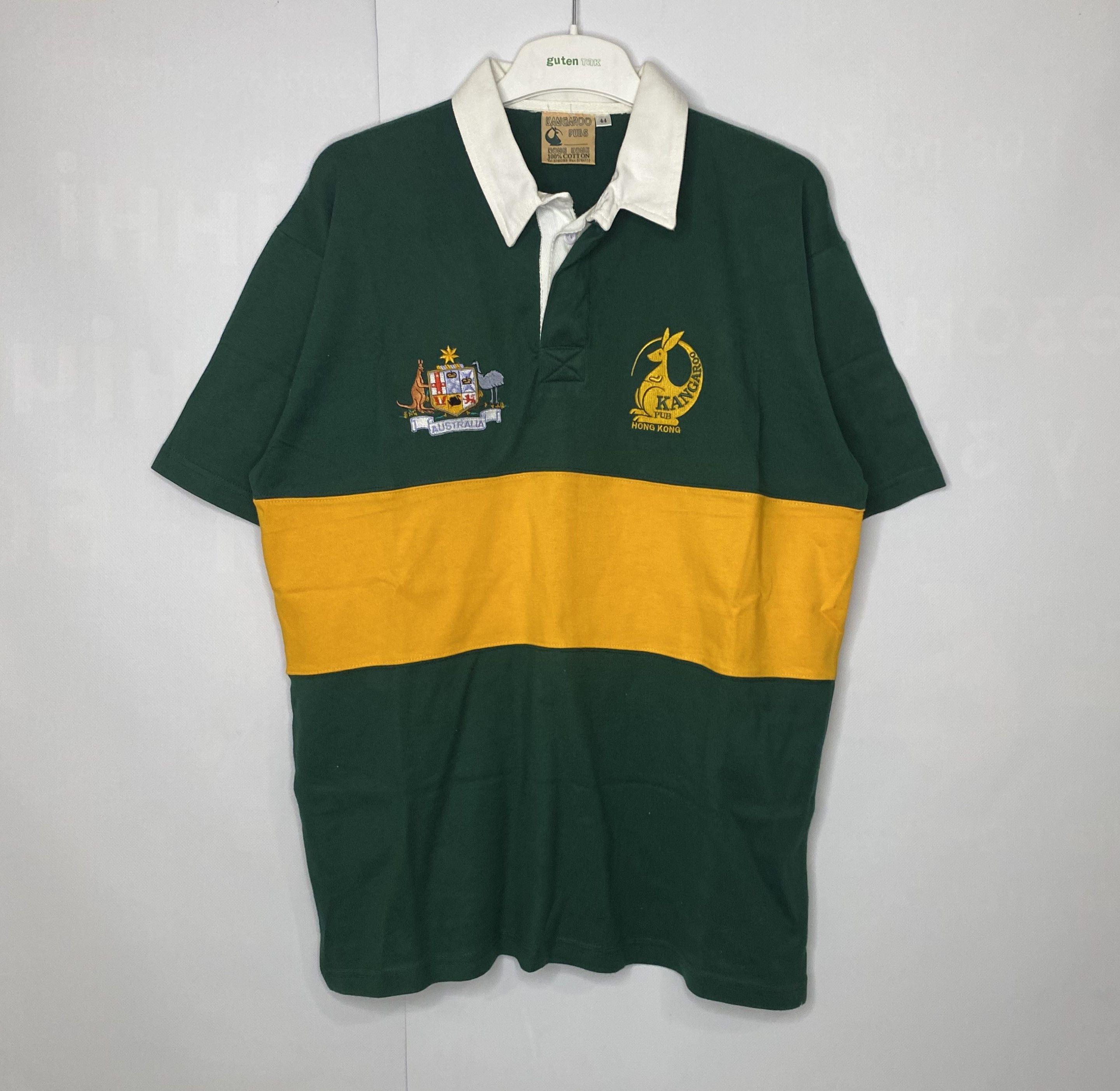 Canterbury of New Zealand AUSTRALIAN TEAM RUGBY JERSEY SHIRT KANGAROO BAR HONG KONG Size US L / EU 52-54 / 3 - 1 Thumbnail
