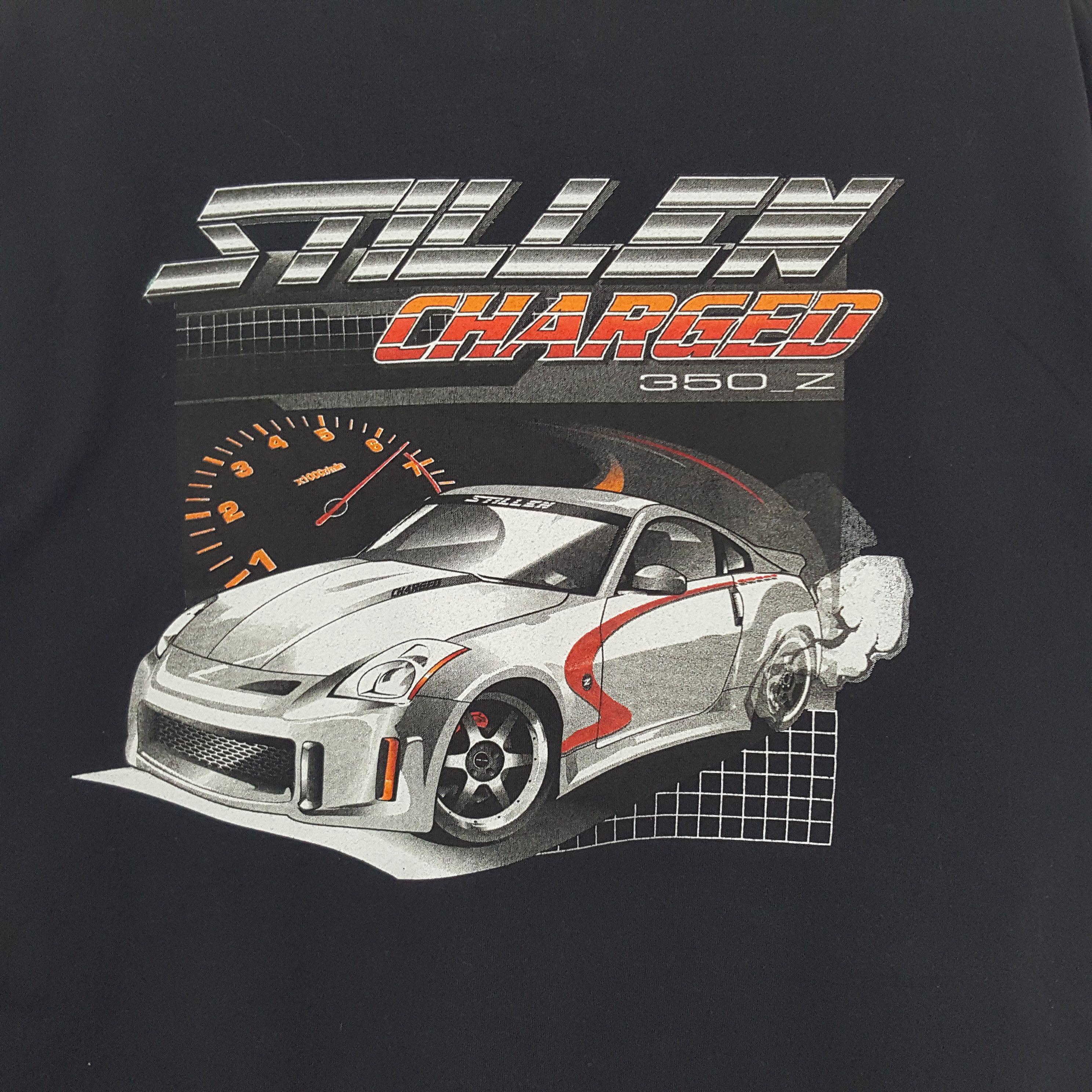 Japanese Brand × Vintage Vintage Stillen Charged 350Z Nissan Skyline Racing Tshirt Size US XL / EU 56 / 4 - 2 Thumbnail