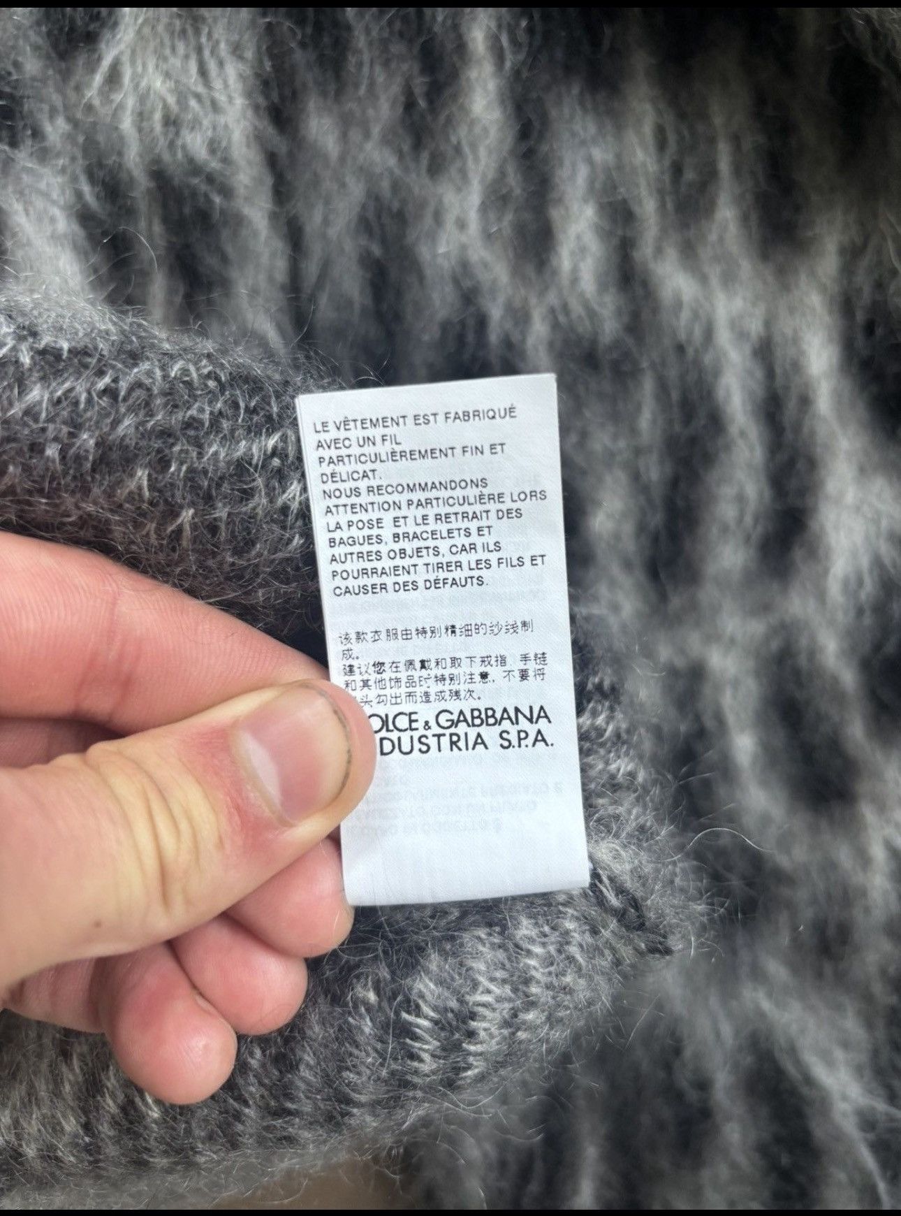 Dolce & Gabbana Dolce & Gabbana leopard print mohair sweater Size US XL / EU 56 / 4 - 8 Thumbnail