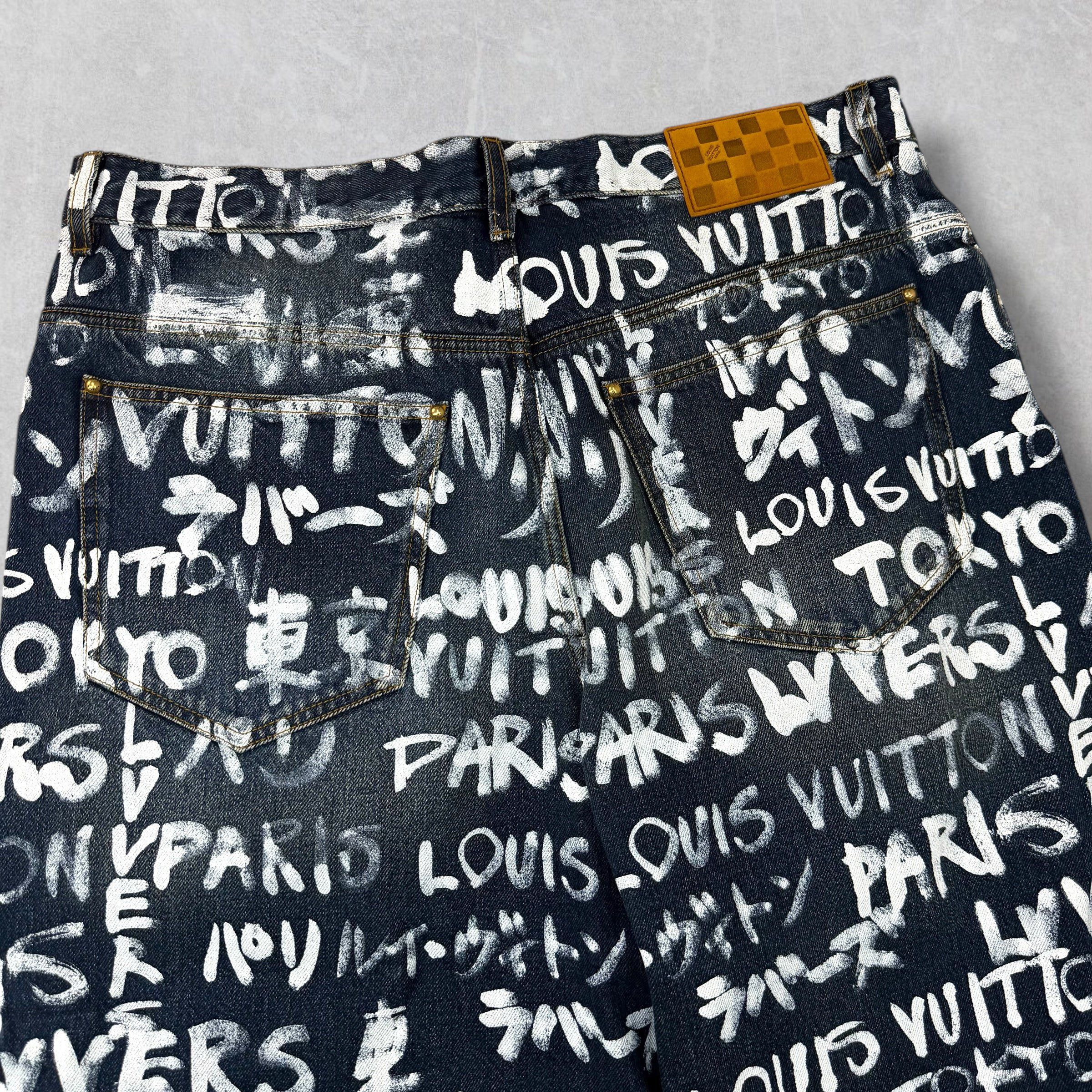 Louis Vuitton Louis Vuitton Denim Skate Pants 34 Size US 34 / EU 50 - 6 Thumbnail