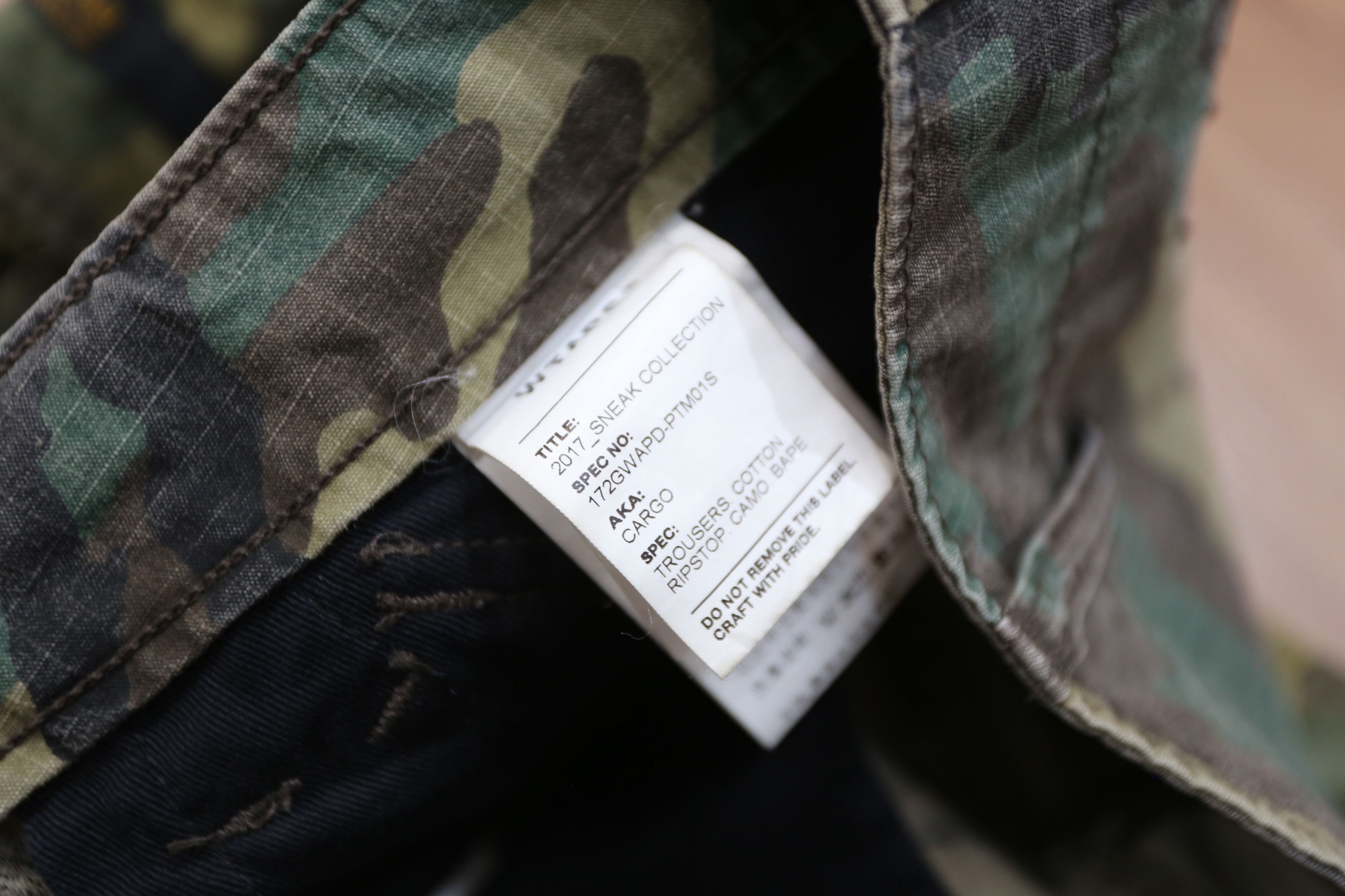 Bape × Wtaps Wtaps - Bape - F/W 17 - Cargo Pants Size US 30 / EU 46 - 7 Thumbnail