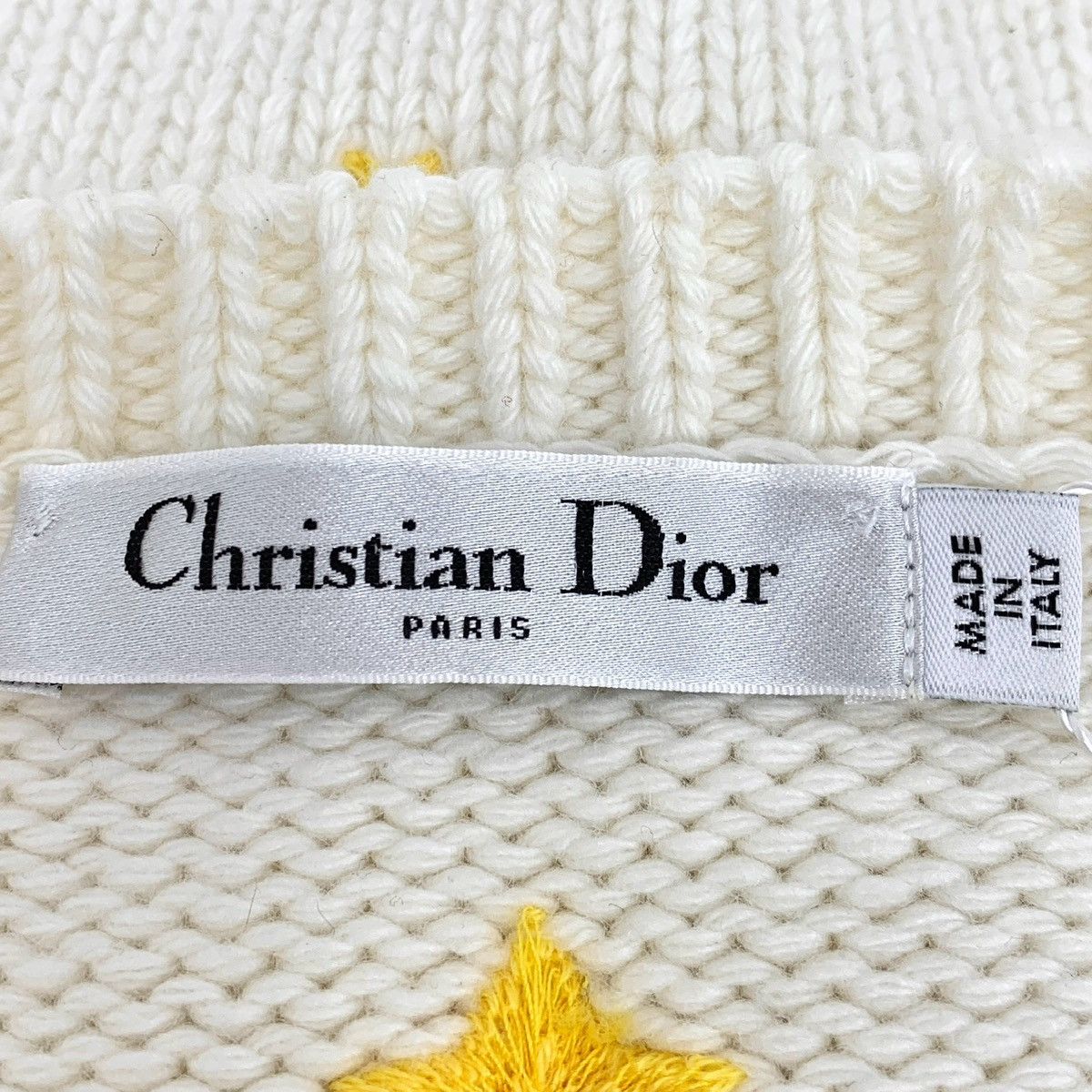 Dior Dior 22 collection White crab patterned wool vest Size S / US 4 / IT 40 - 6 Thumbnail