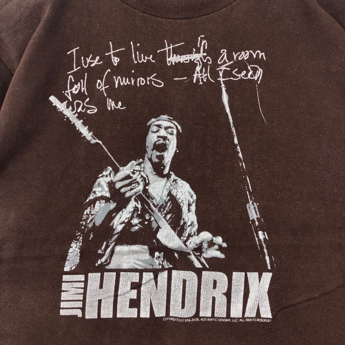 Band Tees Y2K JIMI HENDRIX Tabloid Tee Shirt Size US M / EU 48-50 / 2 - 3 Thumbnail