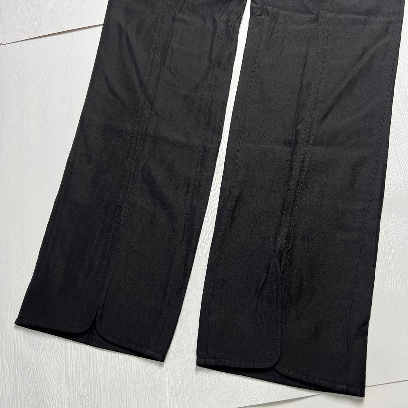Other Gay Giano Silk Drawstring Trousers Black EU40 US28 Size 28" / US 6 / IT 42 - 6 Thumbnail
