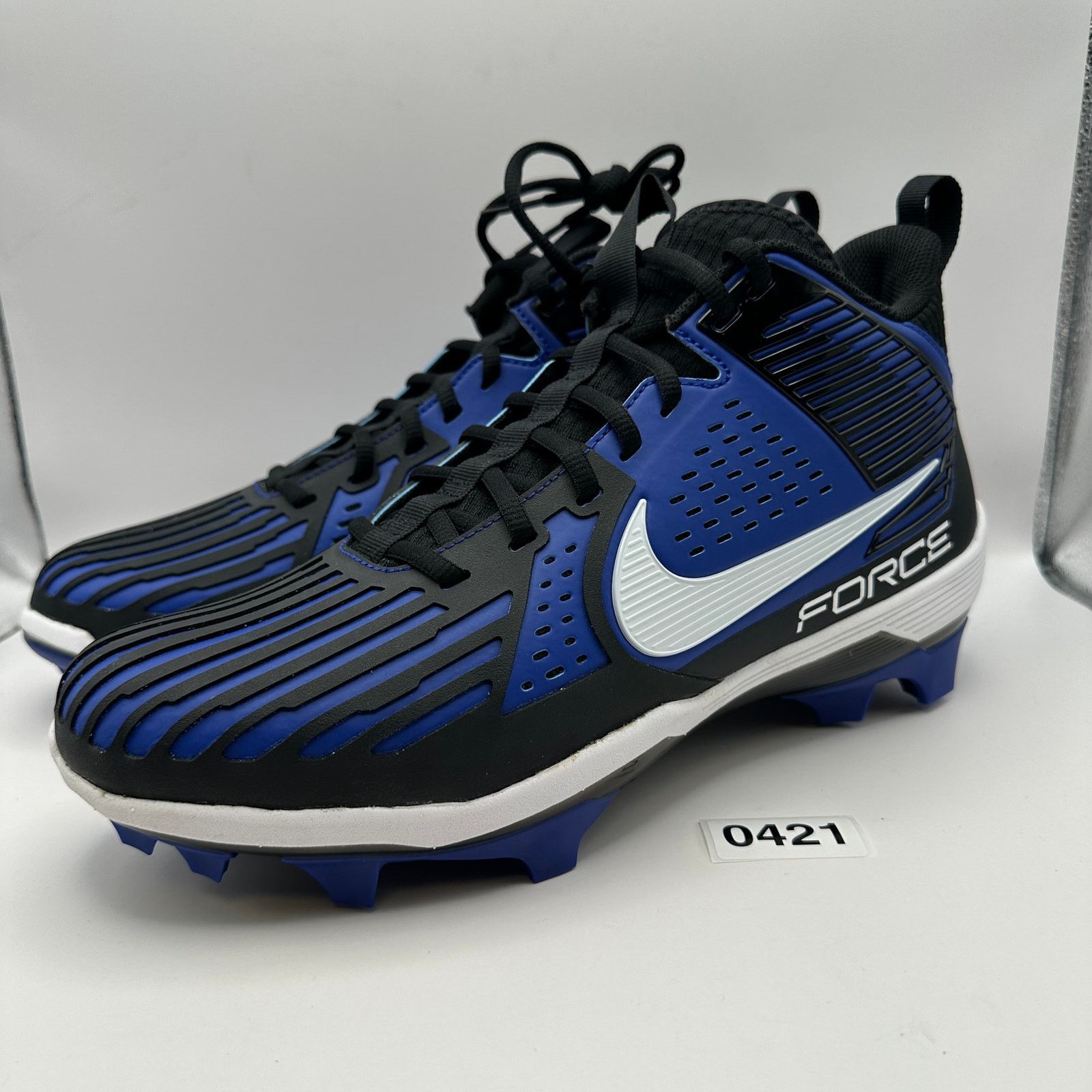 Nike NIKE Men's 12.5 FORCE SAVAGE PRO 3 FOOTBALL CLEATS BLUE BLK Size US 12.5 / EU 45-46 - 1 Thumbnail