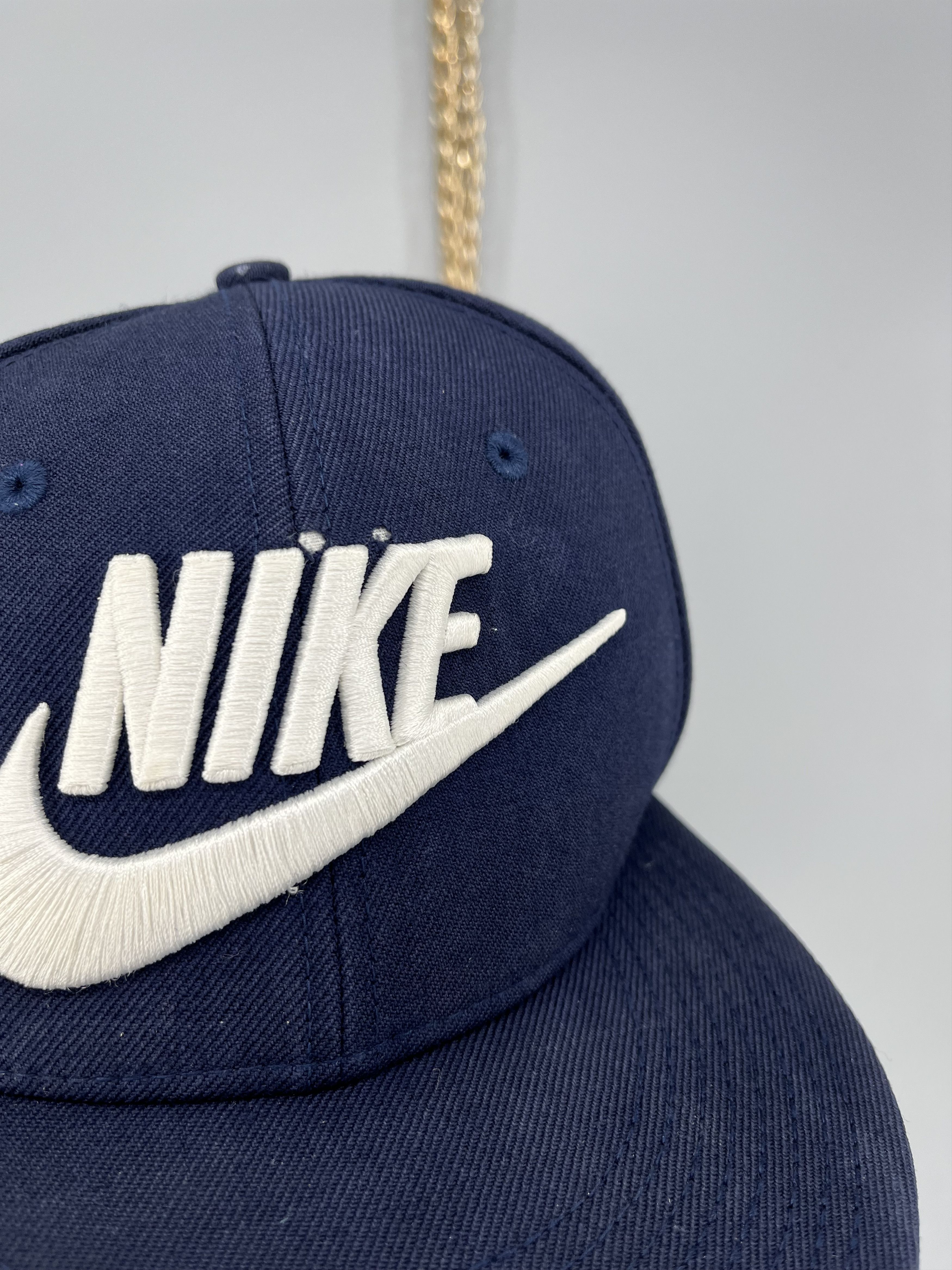 Nike Vintage y2k Steetwear Big Logo Faded Nikehat Size ONE SIZE - 5 Thumbnail