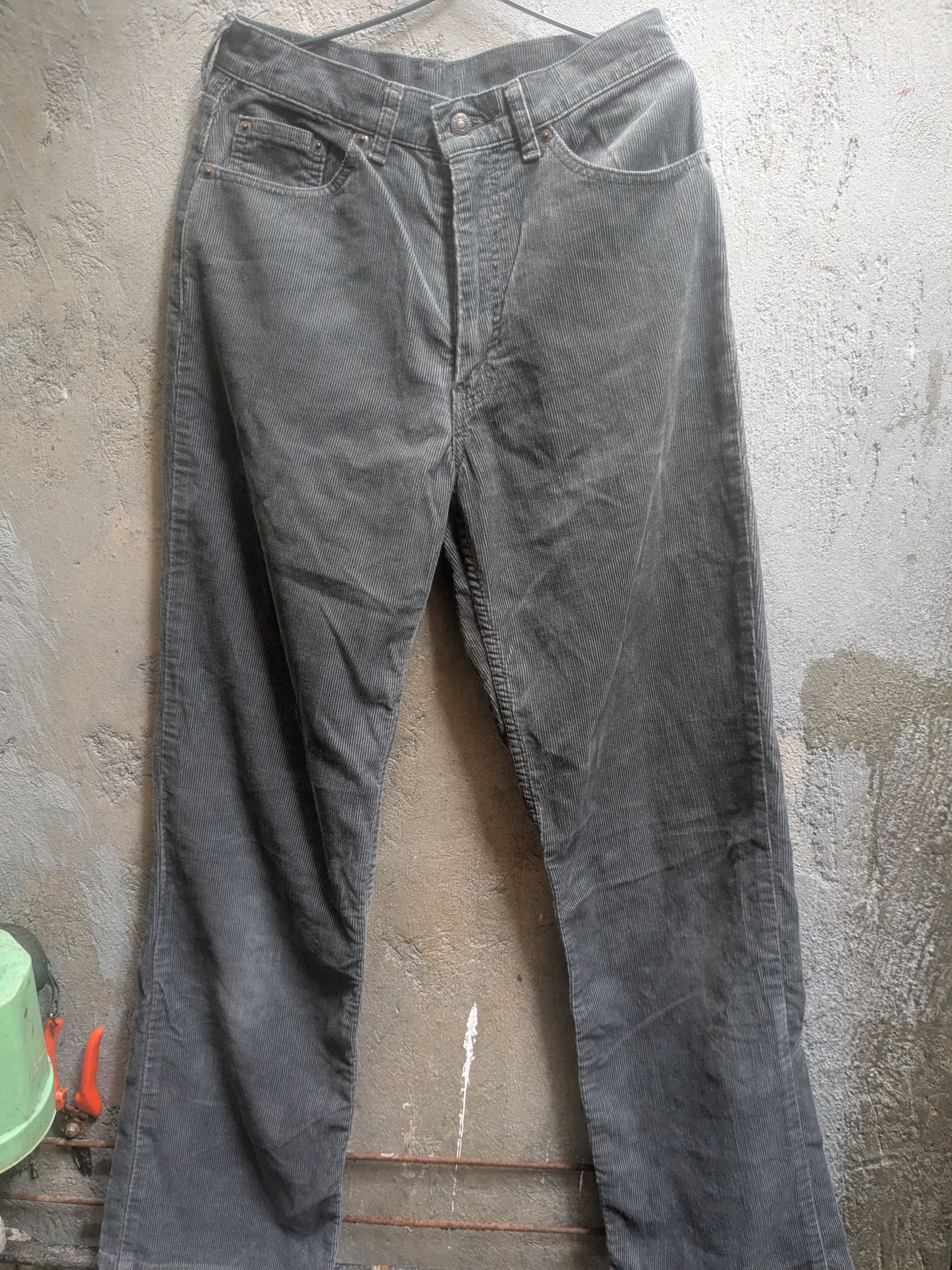 Levi's Levis corduroy jeans pants made in Japan vintage gray Size US 31 - 6 Thumbnail