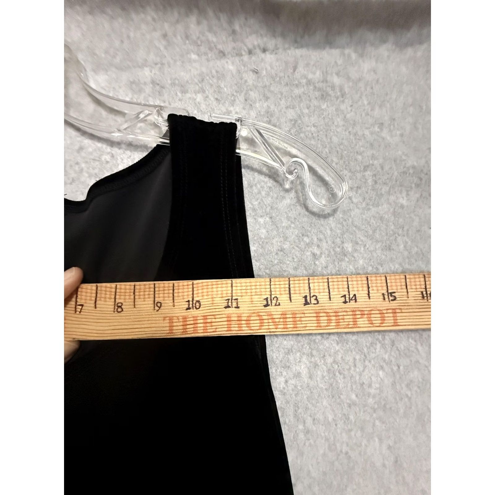 Velvet Karin Stevens Dress Womens 10P Red Petite Black Velvet Floral Maxi Formal Gown Size L / US 10 / IT 46 - 4 Thumbnail