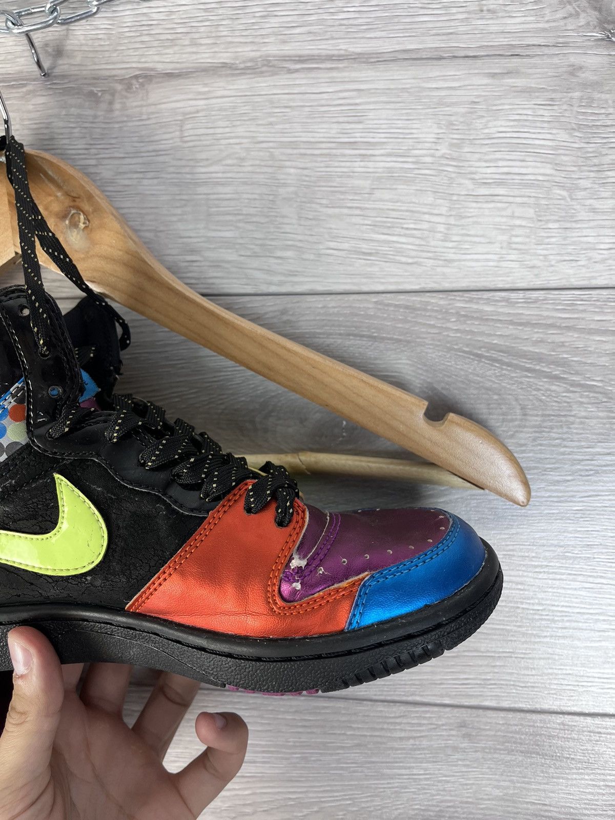 Vintage Vintage women’s sneakers Nike Court Force y2k Jordan us7 Size US 7 / IT 37 - 4 Thumbnail