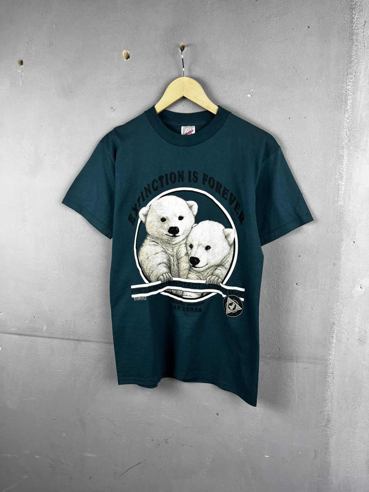 Vintage Jerzees extinction is forever 1995 las vegas Size US S / EU 44-46 / 1 - 3 Thumbnail