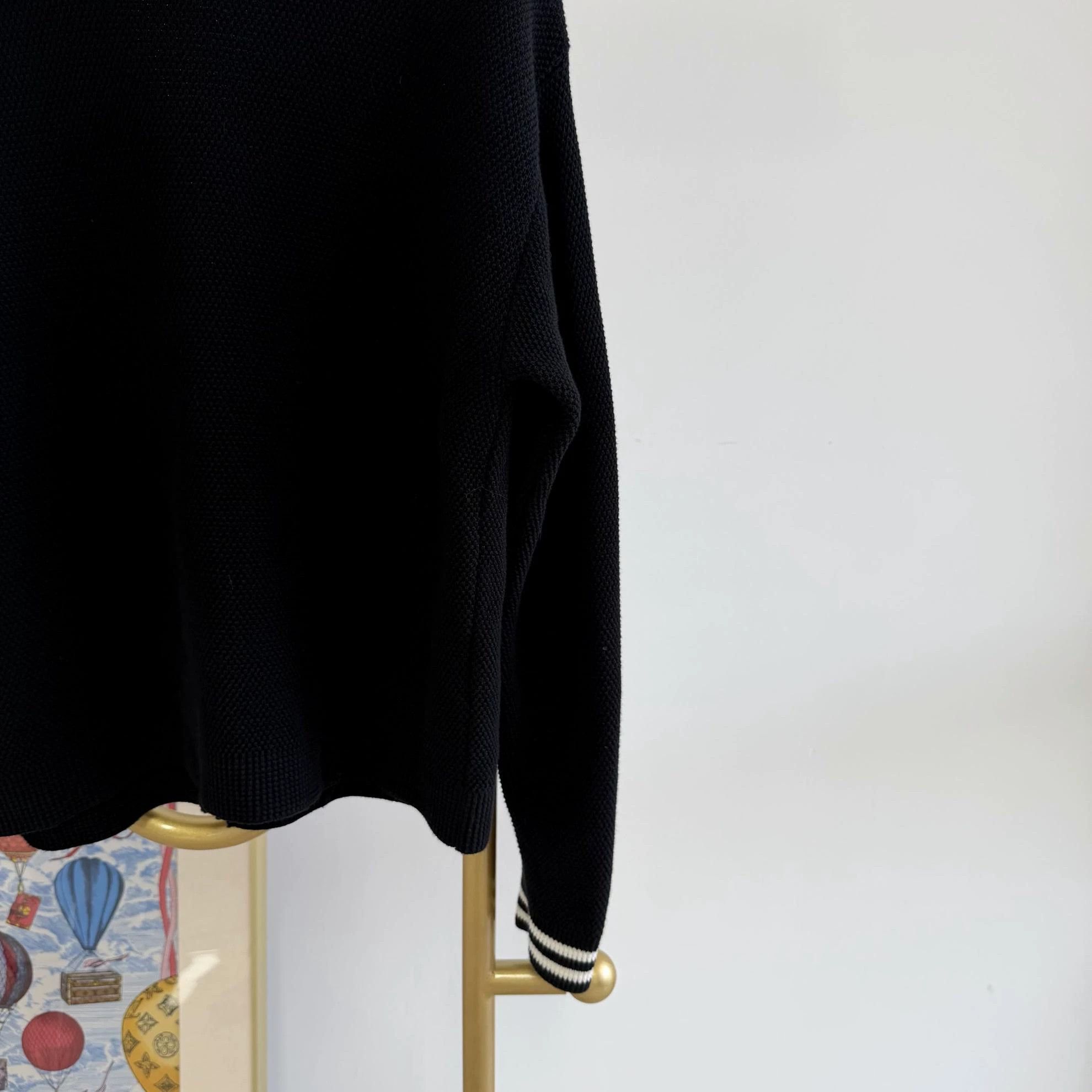 Other Alo Black Knit Cardigan S Size S / US 4 / IT 40 - 6 Thumbnail