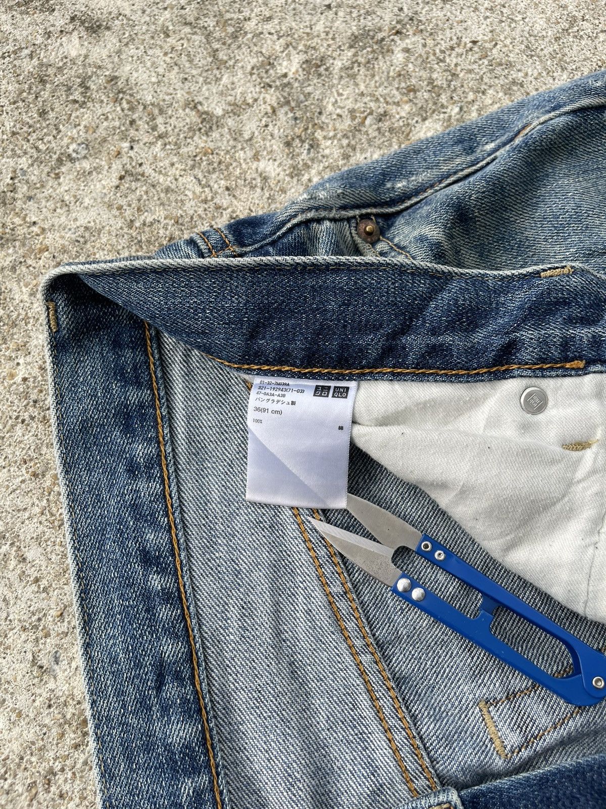 Japanese Brand × Jean × Uniqlo 🔥 Uniqlo Rusty Distressed Denim W30🔥 Size US 30 / EU 46 - 13 Thumbnail