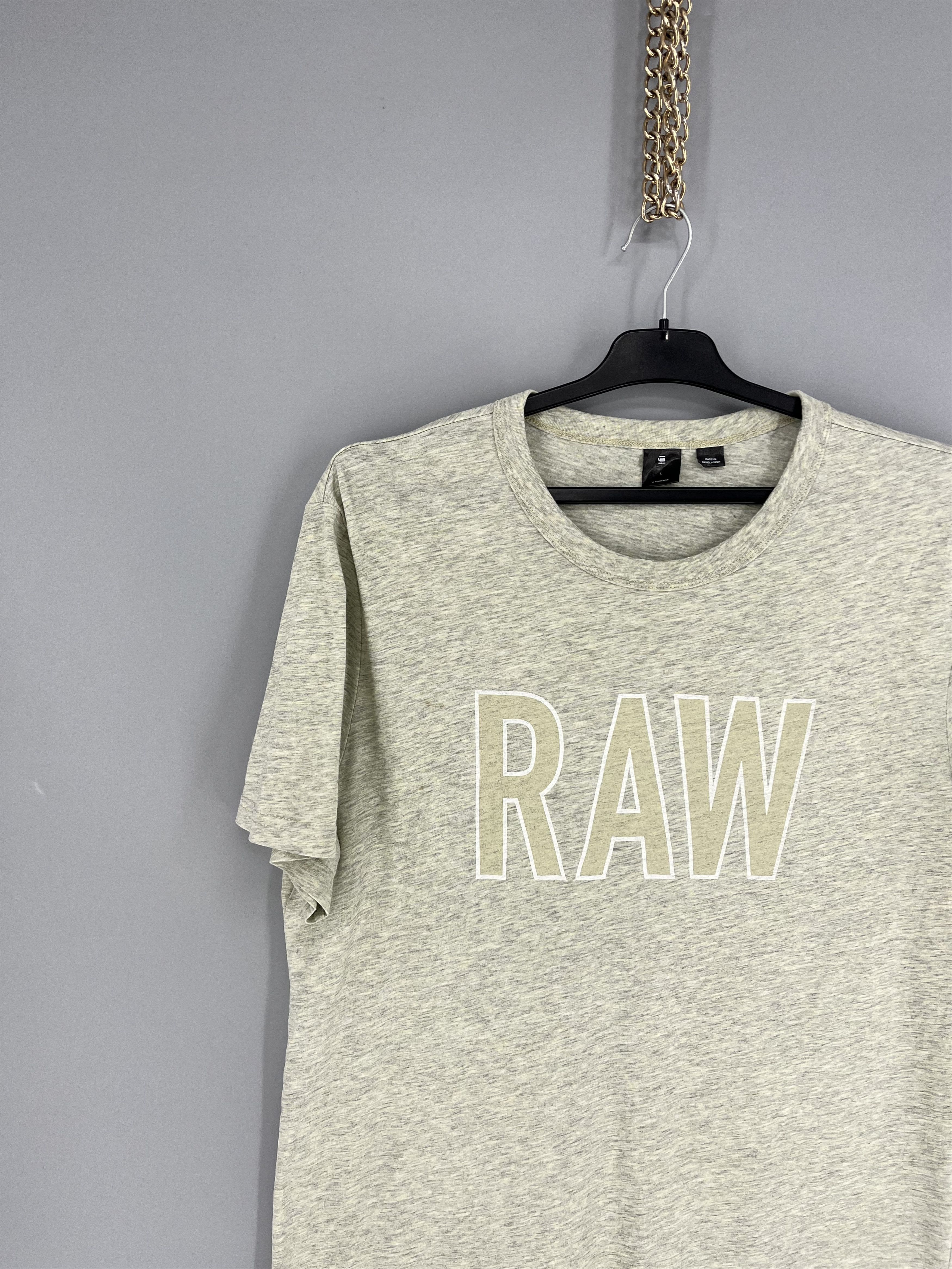 Other Vintage G-Star Raw T-Shirt Grey Big Centre Logo Size L Size US L / EU 52-54 / 3 - 4 Thumbnail