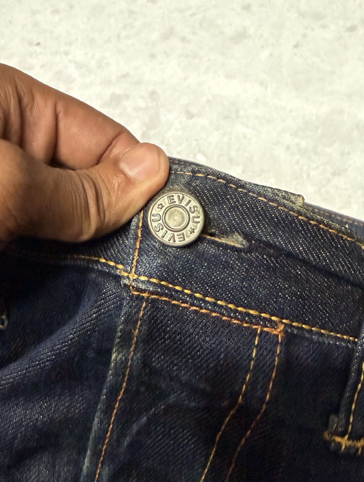 Evisu Evisu* Dairock Tiger Print Jean Size US 33 - 6 Thumbnail
