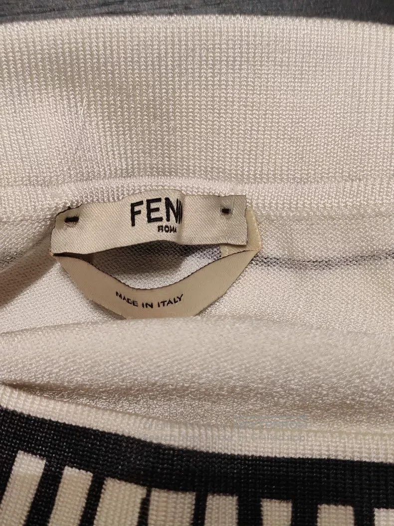 Fendi Fendi California Sky Series Black and White Striped Knit S Size XS / US 0-2 / IT 36-38 - 7 Thumbnail
