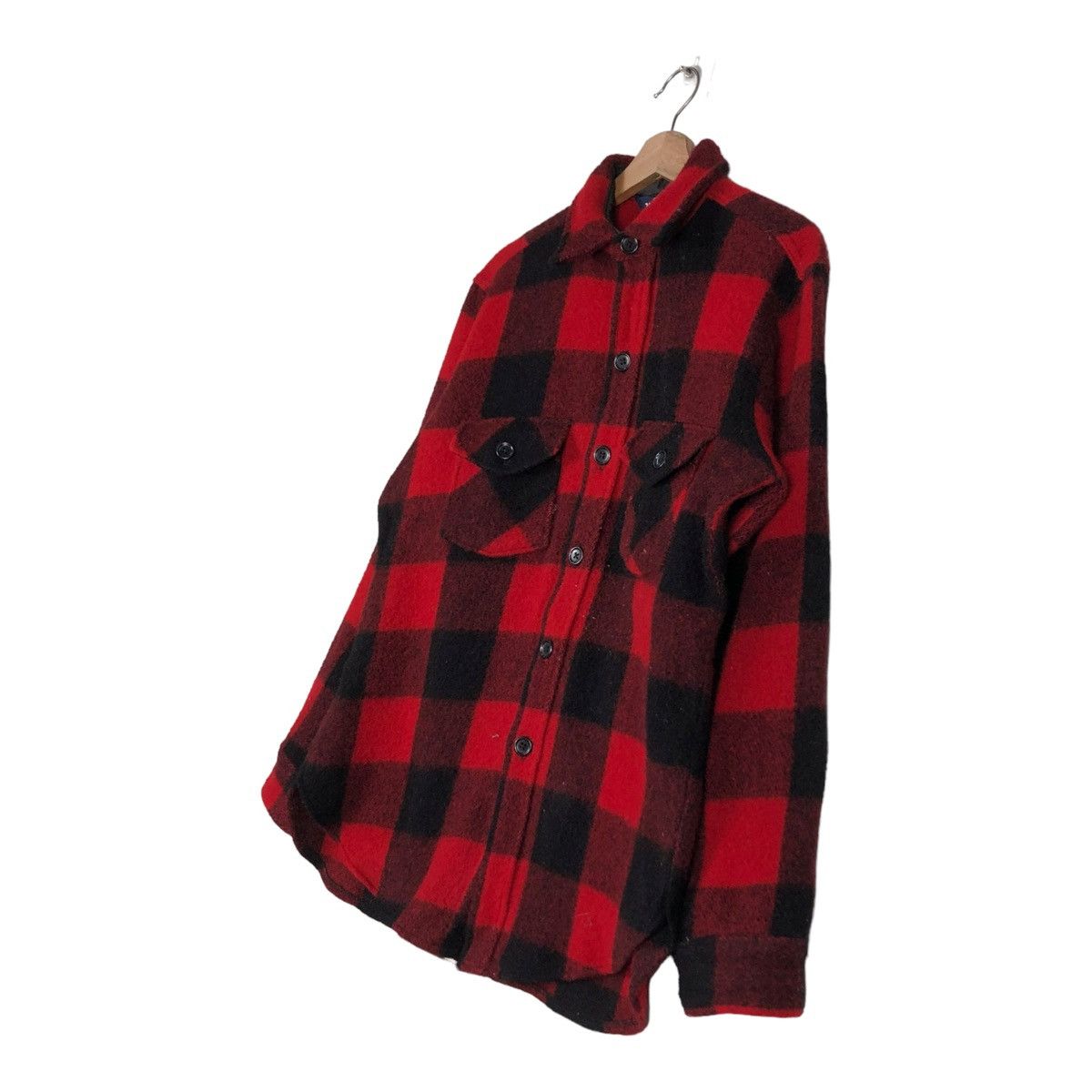 Vintage 🔥VINTAGE WORK JACKET WOOLRICH MADE IN USA TARTAN DESIGN Size US M / EU 48-50 / 2 - 4 Thumbnail