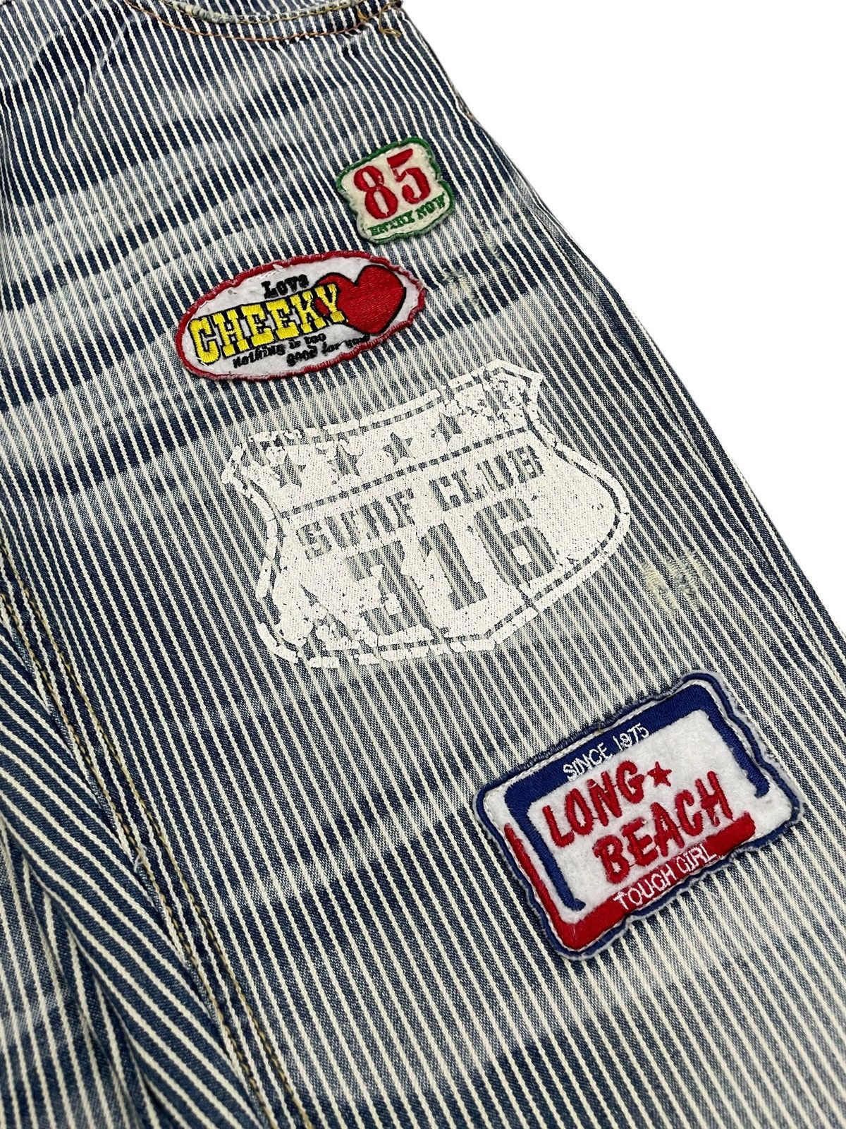Japanese Brand Splendid Achievement Clone Devgru Y2K Surf Patch Style Size US 30 / EU 46 - 9 Thumbnail