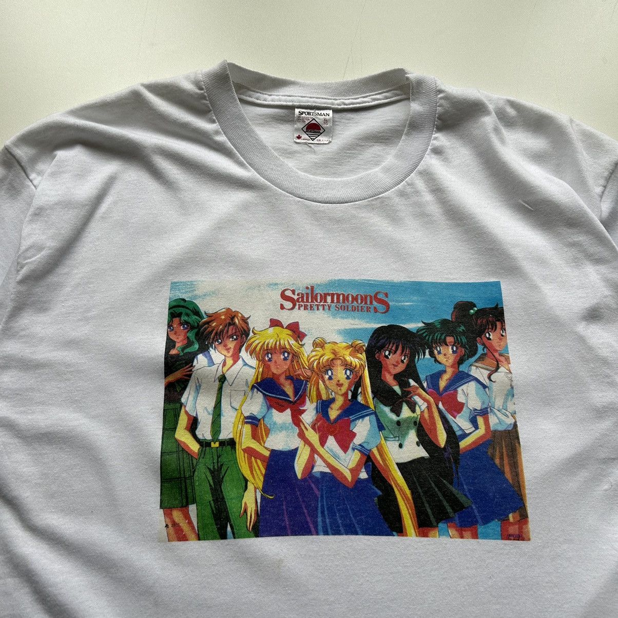 Japanese Brand × Vintage Vintage 90s Sailor Moon Pretty Soldier Anime Graphic T Shirt Size US L / EU 52-54 / 3 - 2 Thumbnail