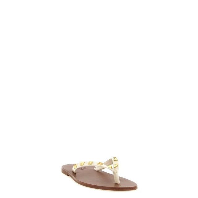 Valentino VALENTINO GARAVANI Rockstud White Sandals New & Authentic (W Size US 12 / IT 42 - 2 Thumbnail