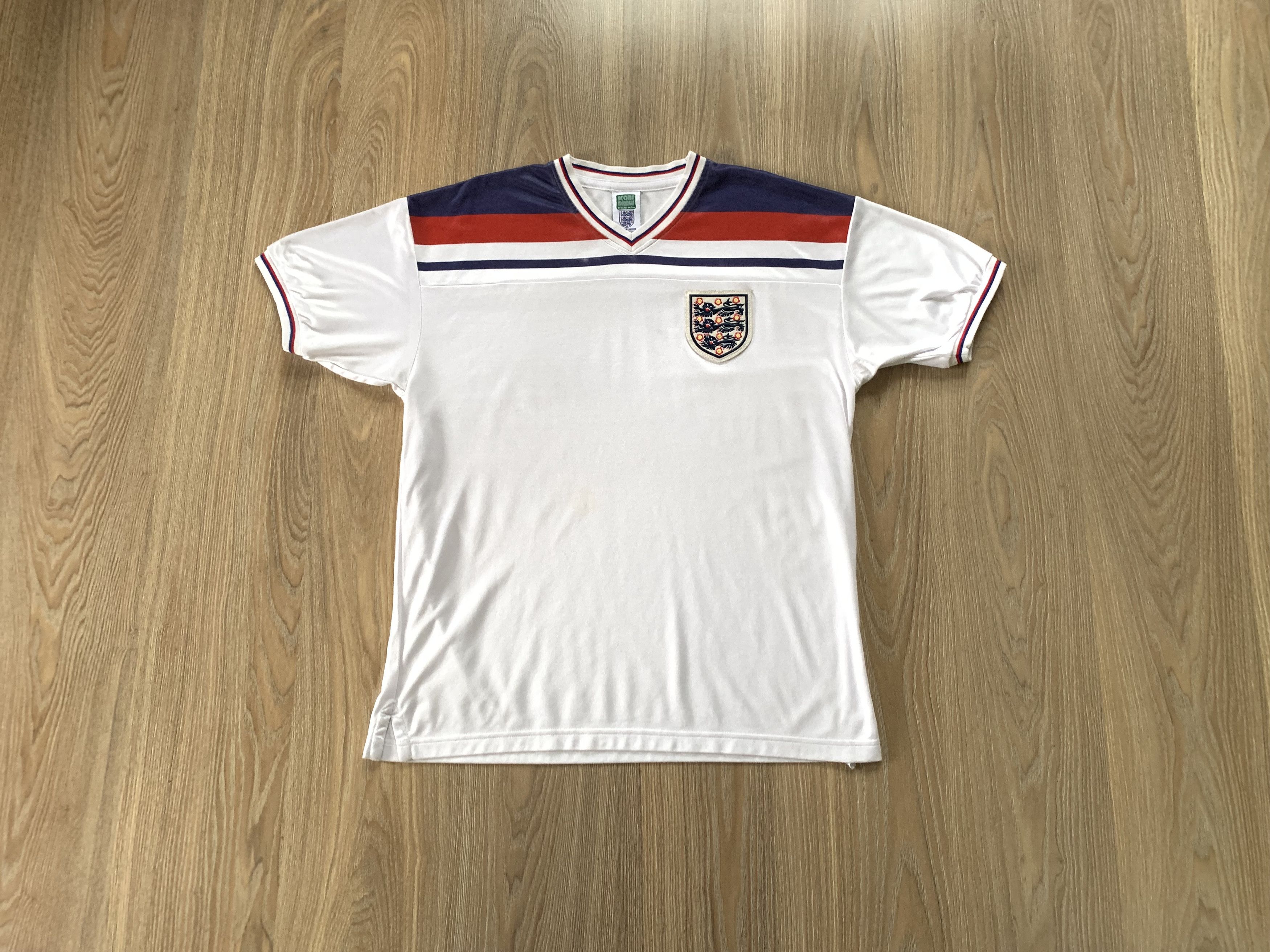 Vintage Vintage Score Draw England T-Shirt Jersey Size US XL / EU 56 / 4 - 1 Thumbnail