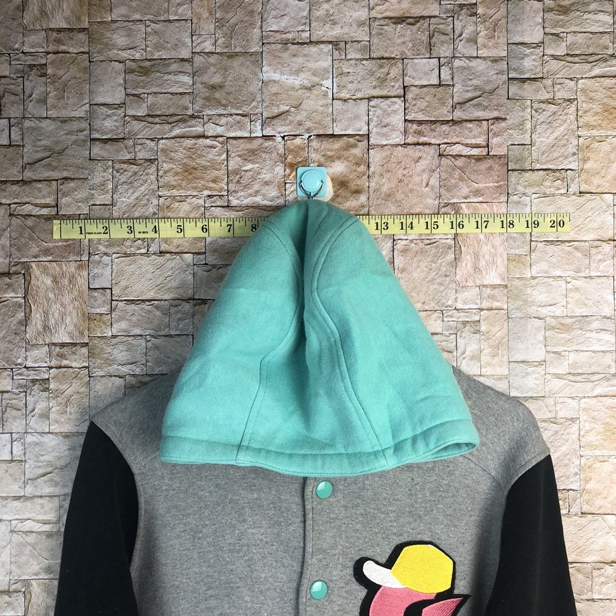 Japanese Brand Coelu Hoodie Grey Bombers varsity Jacket #A185 Size US S / EU 44-46 / 1 - 4 Thumbnail
