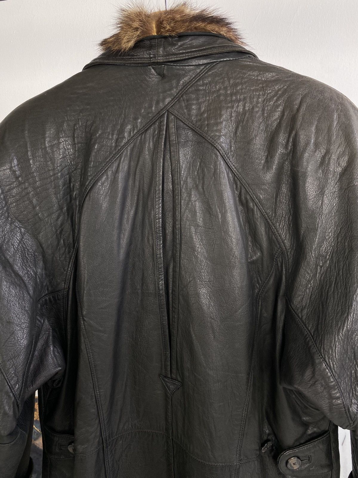 Pelle Pelle Vintage 90’s Pelle Pelle Marc Buchman Fur Leather Jacket Size US M / EU 48-50 / 2 - 6 Thumbnail