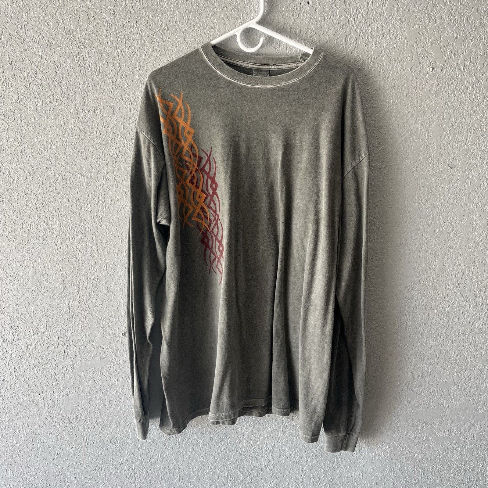 Other 2000s Y2K Crazy Shirts Grey Thermal Long Sleeve Tshirt Mens Size US XL / EU 56 / 4 - 3 Thumbnail