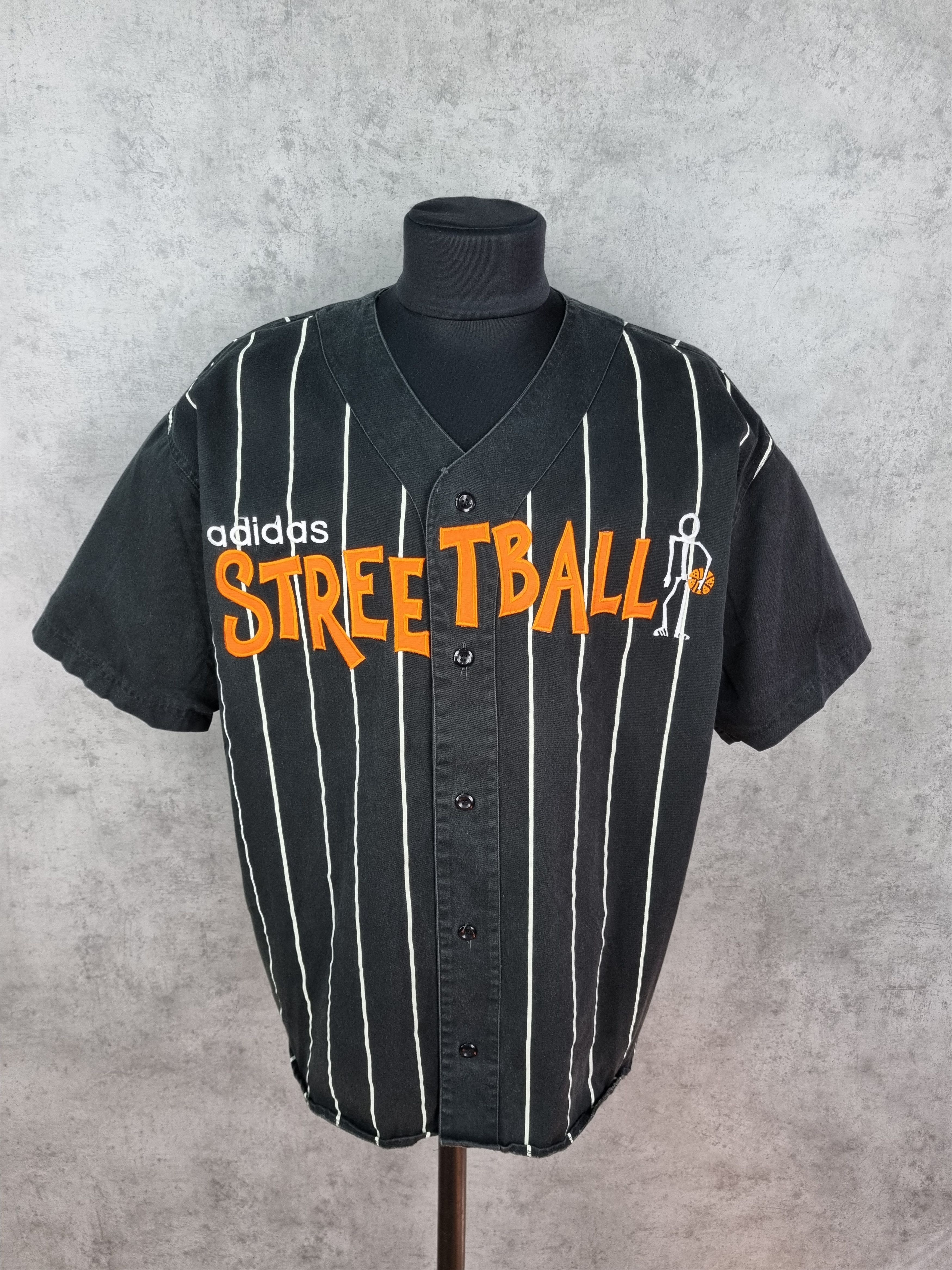 Adidas × Vintage Adidas Streetball Spellout Big Logo Basketball Jersey Size US L / EU 52-54 / 3 - 4 Thumbnail