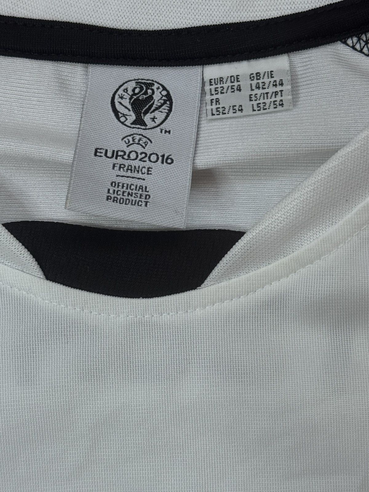 UEFA Germany UEFA football jersey 2016 Size US L / EU 52-54 / 3 - 4 Thumbnail