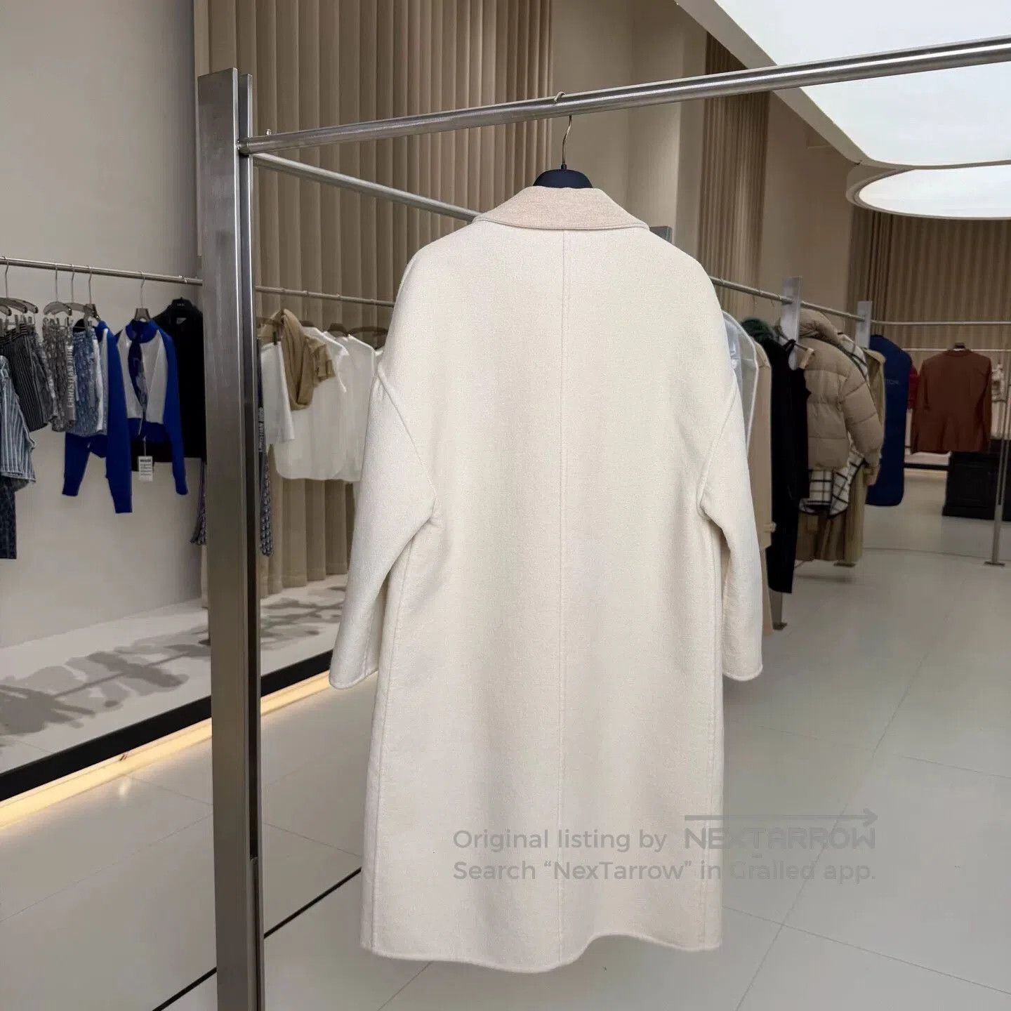 Loro Piana oatmeal reversible cashmere coat size 38. Size US M / EU 48-50 / 2 - 2 Thumbnail
