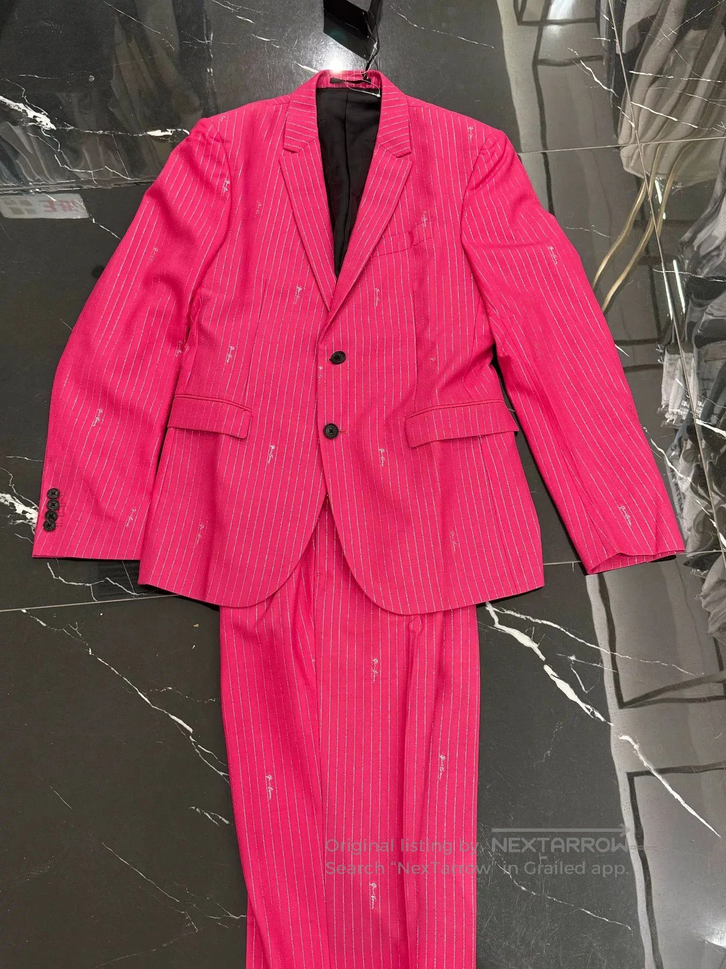 Japanese Brand Versace New Wool Suit. Size US M / EU 48-50 / 2 - 1 Thumbnail