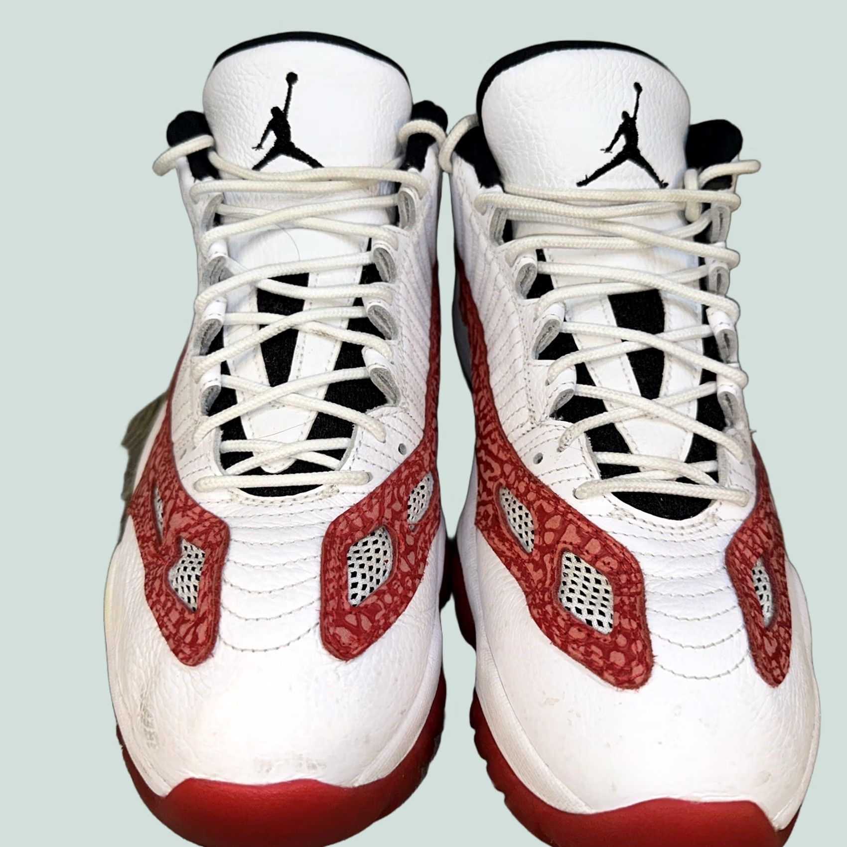 Nike Nike Air Jordan 11 Low Retro IE Gym Red White 919712-101 Mens Sneaker 11.5 Low Top Leather Comfort Retro Colorful Basketball 2017 Size US 12 / EU 45 - 1 Thumbnail