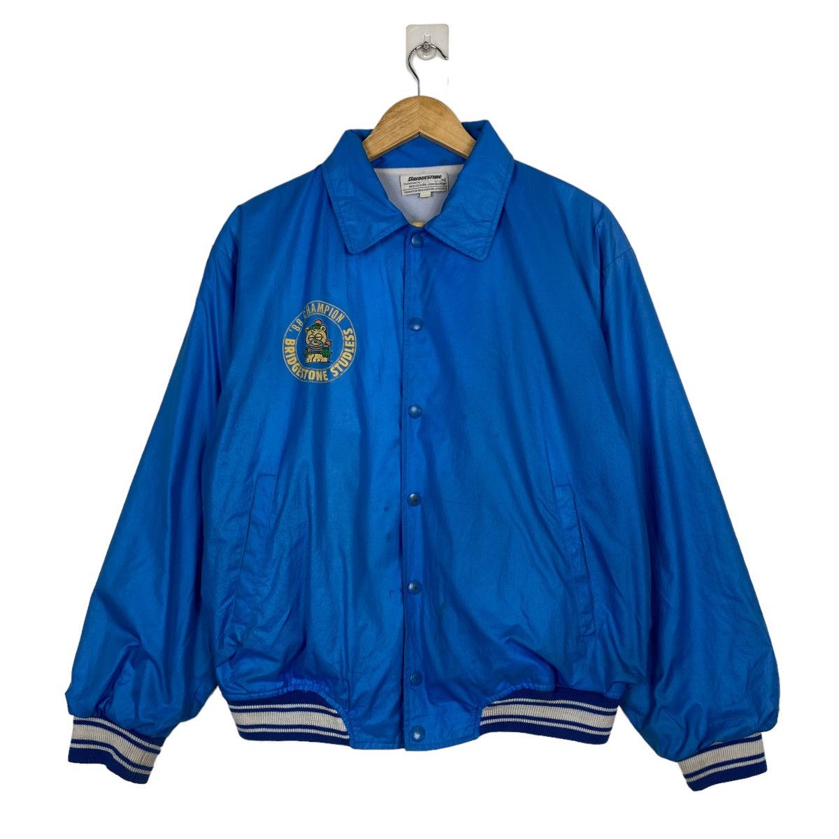Gear for Sports 80s Champion Bridgestone Studless Zipper Jacket Size US M / EU 48-50 / 2 - 1 Thumbnail