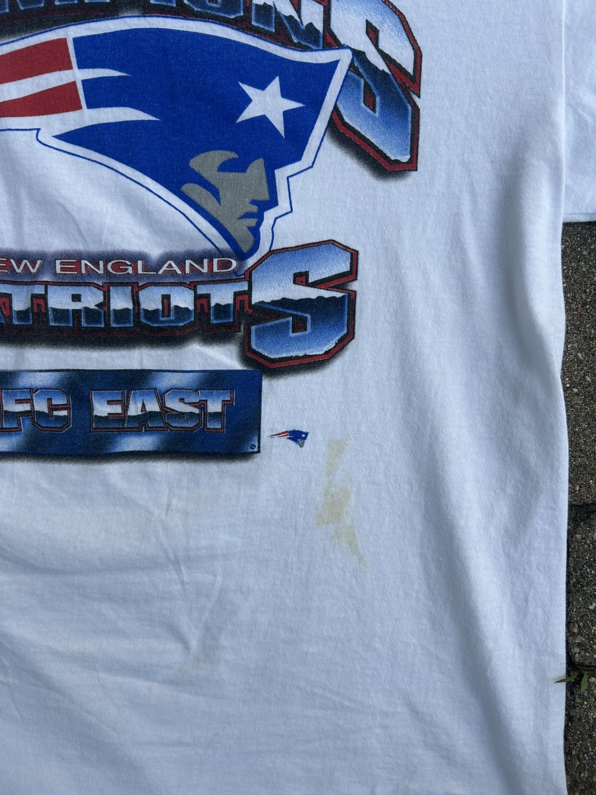 Starter Vintage 90s Patriots Starter t shirt Size US L / EU 52-54 / 3 - 5 Thumbnail