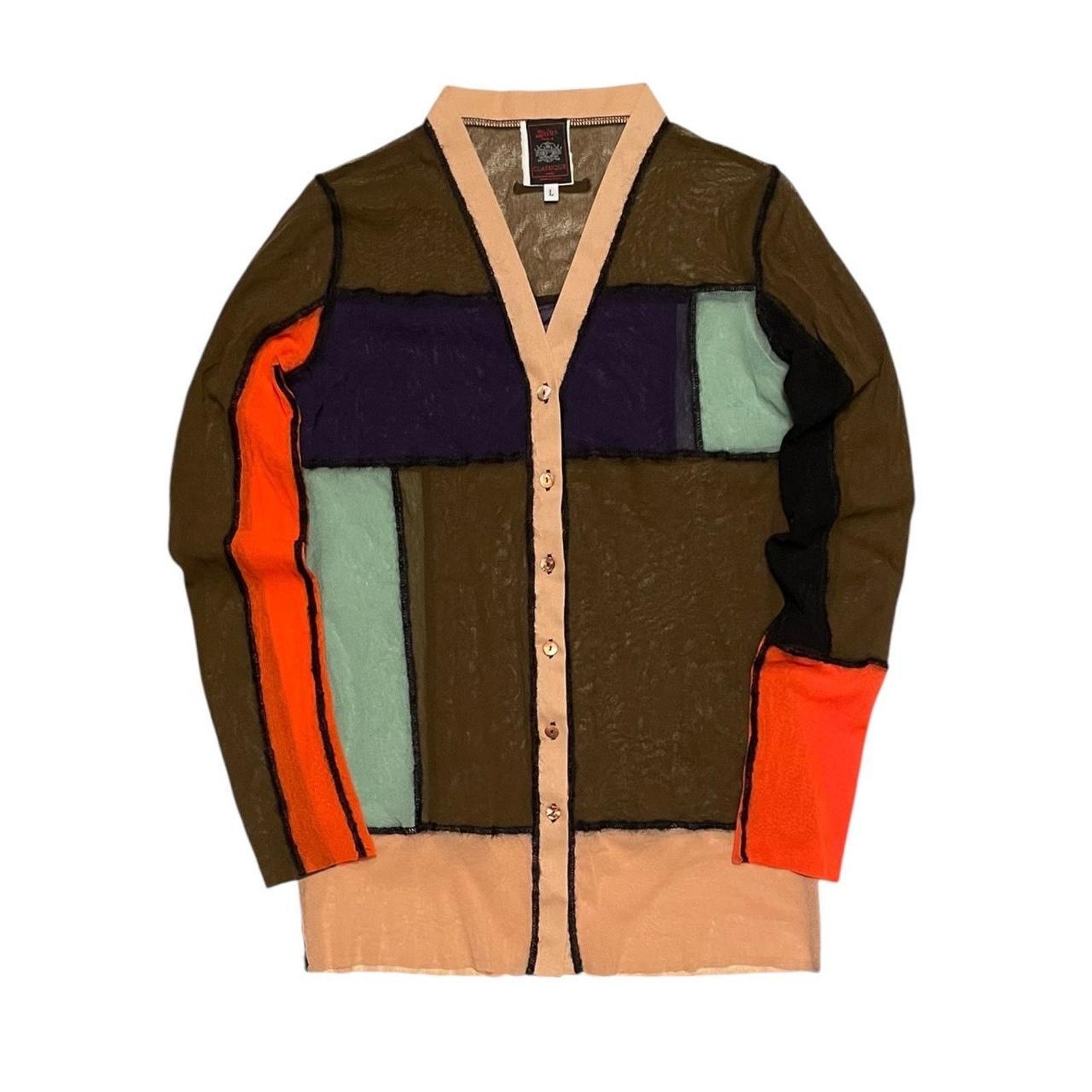 FUZZI カーディガン 総柄 モノトーン Jean Paul Gaultier Jean Paul Gaultier Fuzzi | Grailed