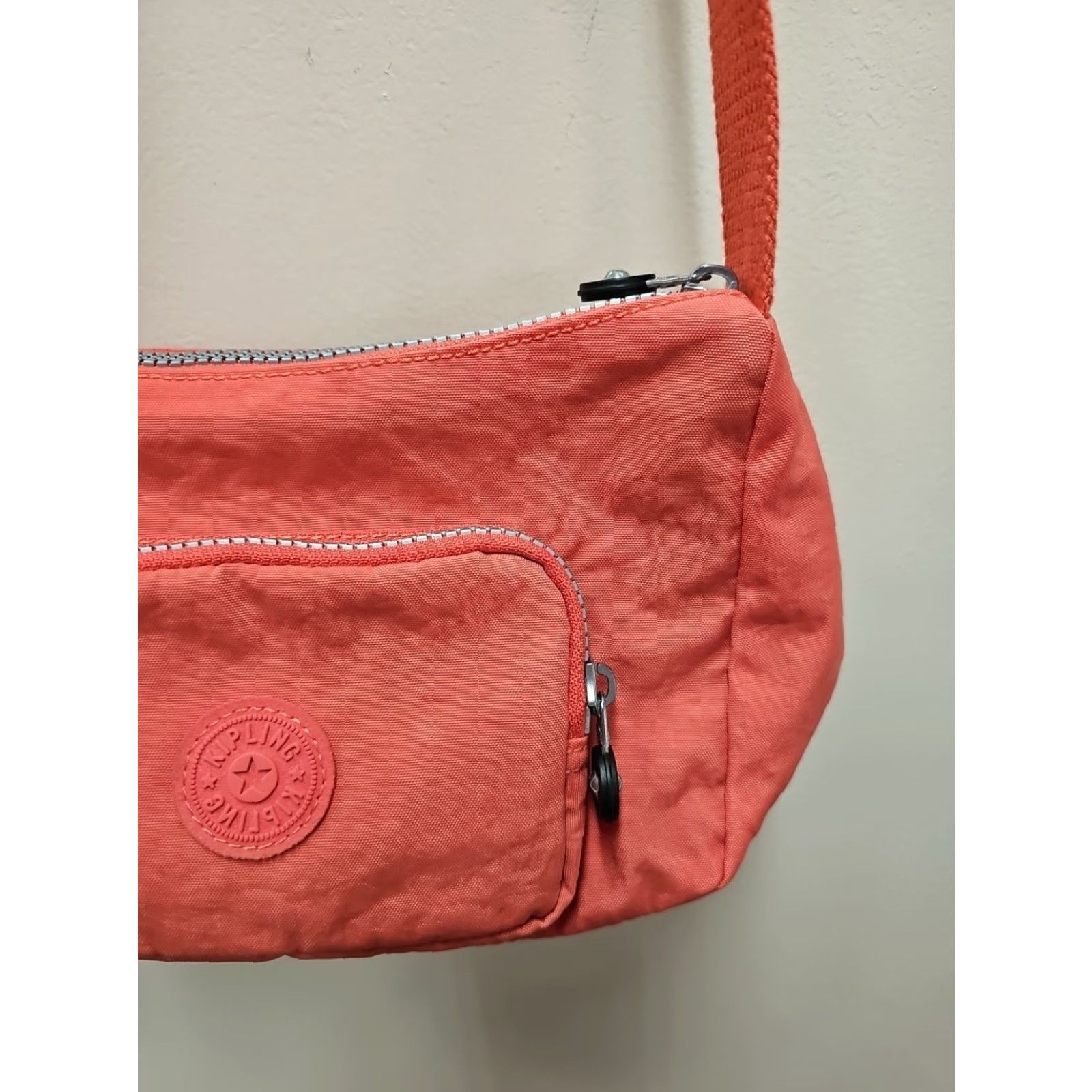 Vintage Kipling Samara HB7692 Crossbody Bag Pink Purse Women Small Cross-Body Nylon Lightweight Organizer / Bag Adults Women Size ONE SIZE - 3 Thumbnail