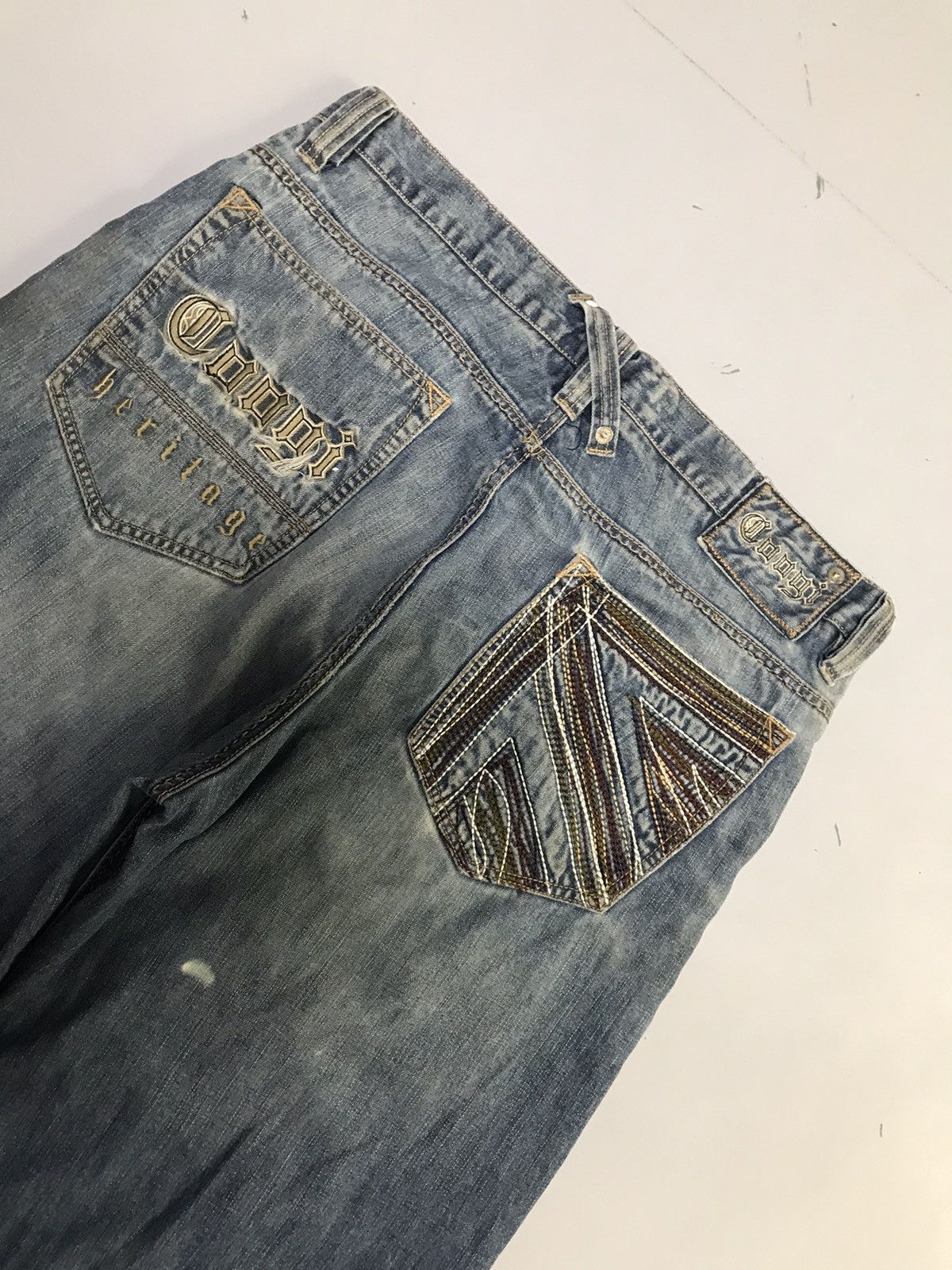 Coogi Vintage Coogi embroidered denim jort Size US 42 / EU 58 - 11 Thumbnail