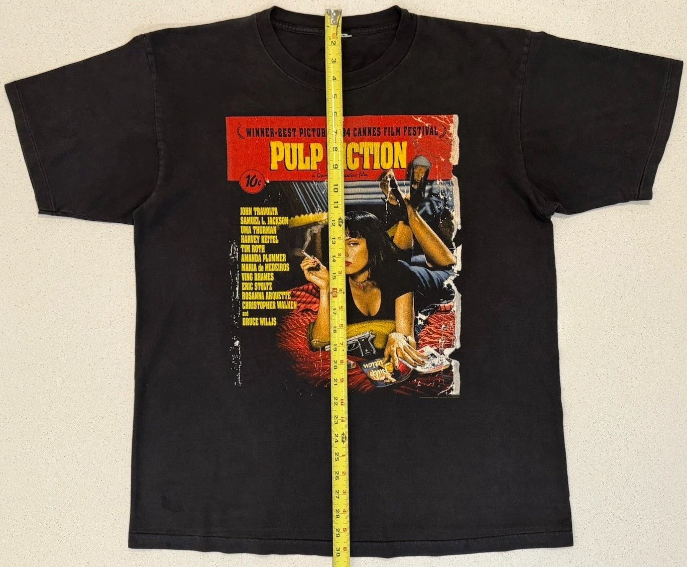 Other Vintage 1994 Pulp Fiction Quintin Tarantino Tee Shirt S Size US XL / EU 56 / 4 - 3 Thumbnail