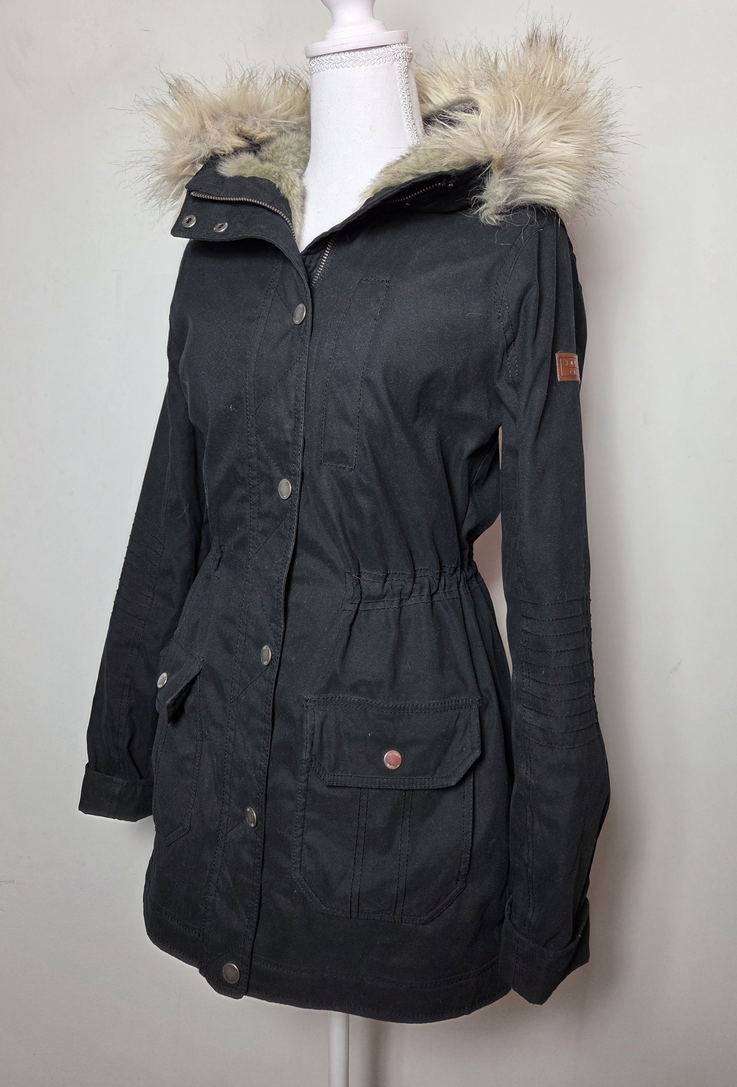 Hollister Hollister faux fur hood parka jacket y2k 2000s japan Size S / US 4 / IT 40 - 2 Thumbnail