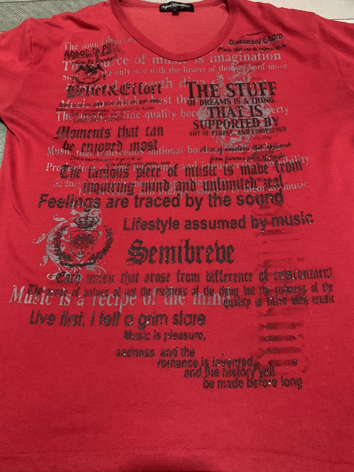Japanese Brand Japanese Brand Poem If Six was Nine Style Short Sleeve Size US XL / EU 56 / 4 - 11 Thumbnail