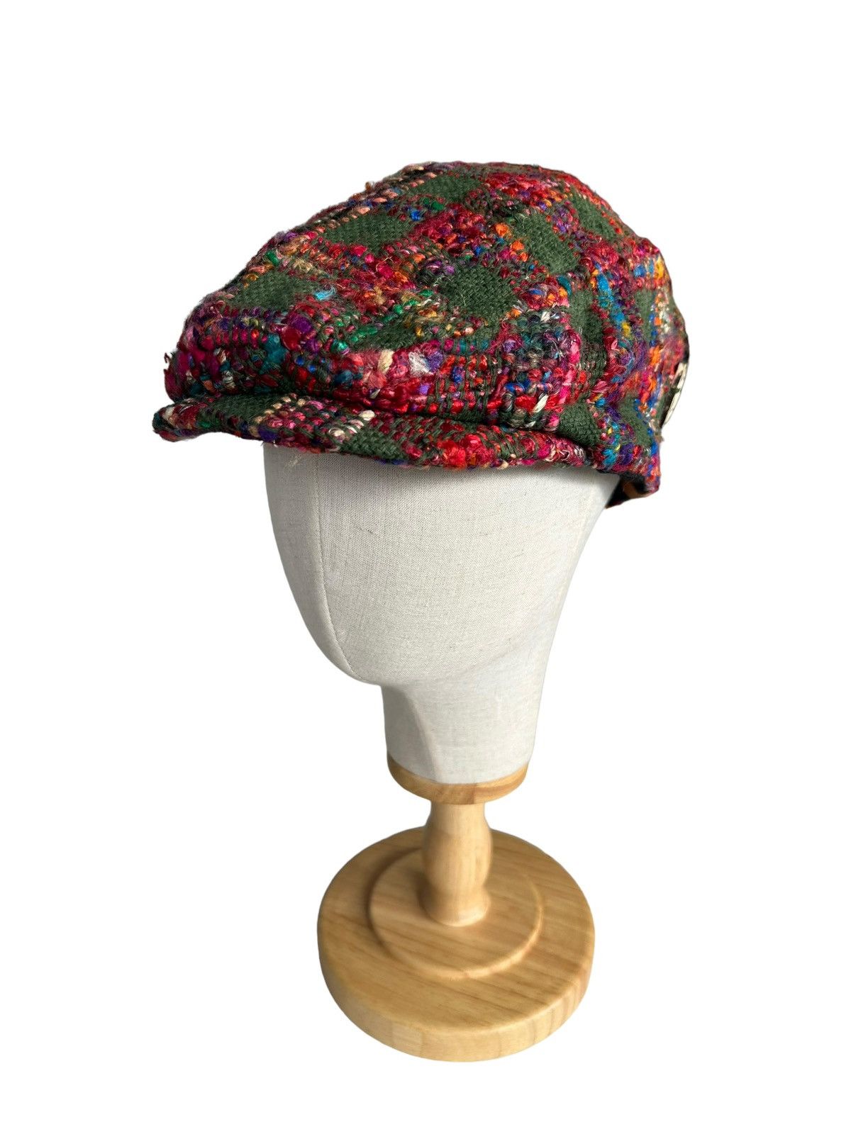 Japanese Brand × Kapital × Vintage Hippies Style🌈 Amina Multicolour Patchwork RARE Hats☠️ Size ONE SIZE - 3 Thumbnail