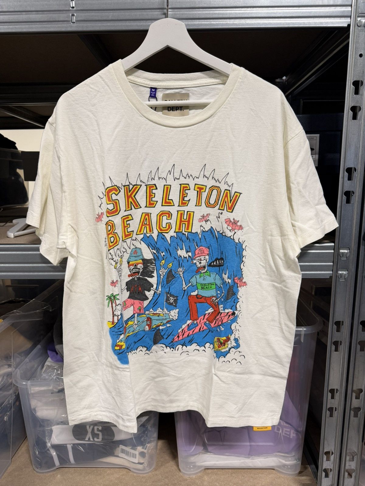 Gallery Dept. Gallery Dept Skeleton Beach Surf T-Shirt NEW Size US XL / EU 56 / 4 - 1 Thumbnail