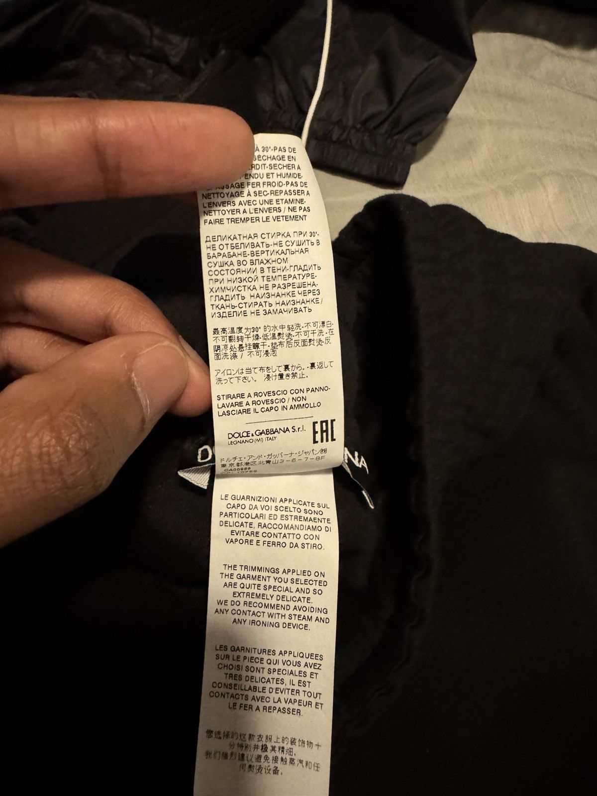 Dolce & Gabbana Dolce & Gabbana black Cotton Blend Jogger Pants Size US 34 / EU 50 - 5 Thumbnail