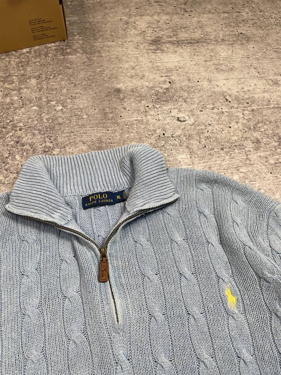 Polo Ralph Lauren Vintage Polo Ralph Lauren Knitted 1/3 Zip Sweater Y2K Size US XL / EU 56 / 4 - 4 Thumbnail