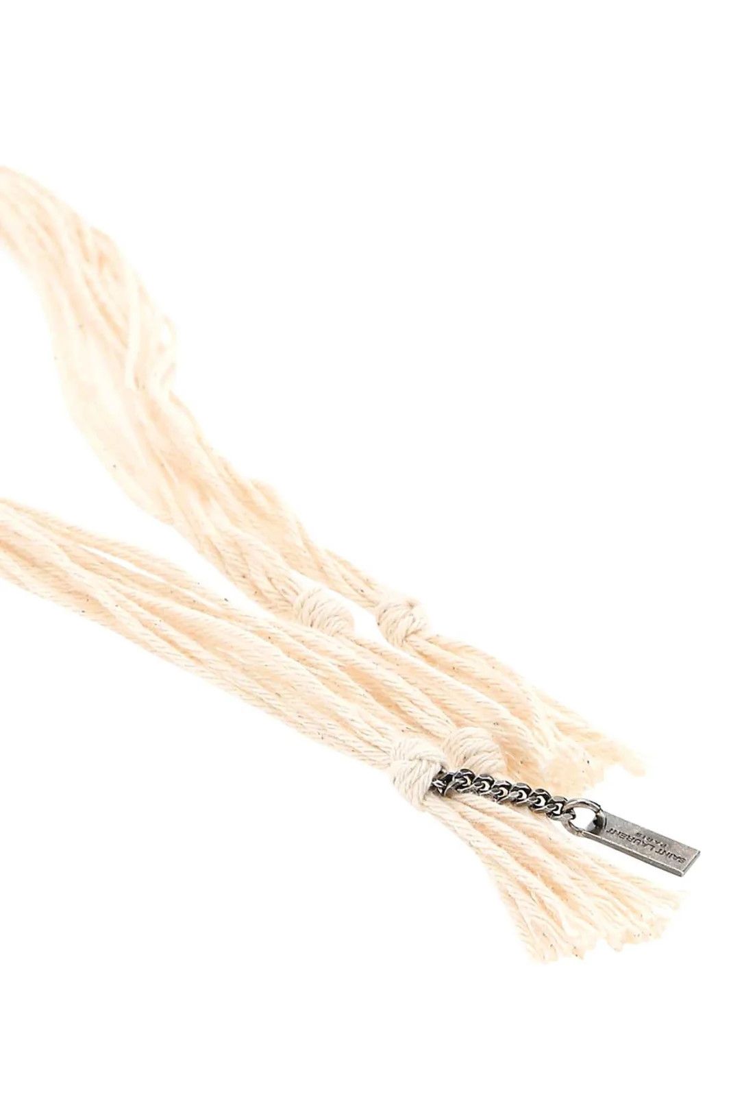 oc11z0524 Size: OS Bracelet Cotone ottone in Ecru