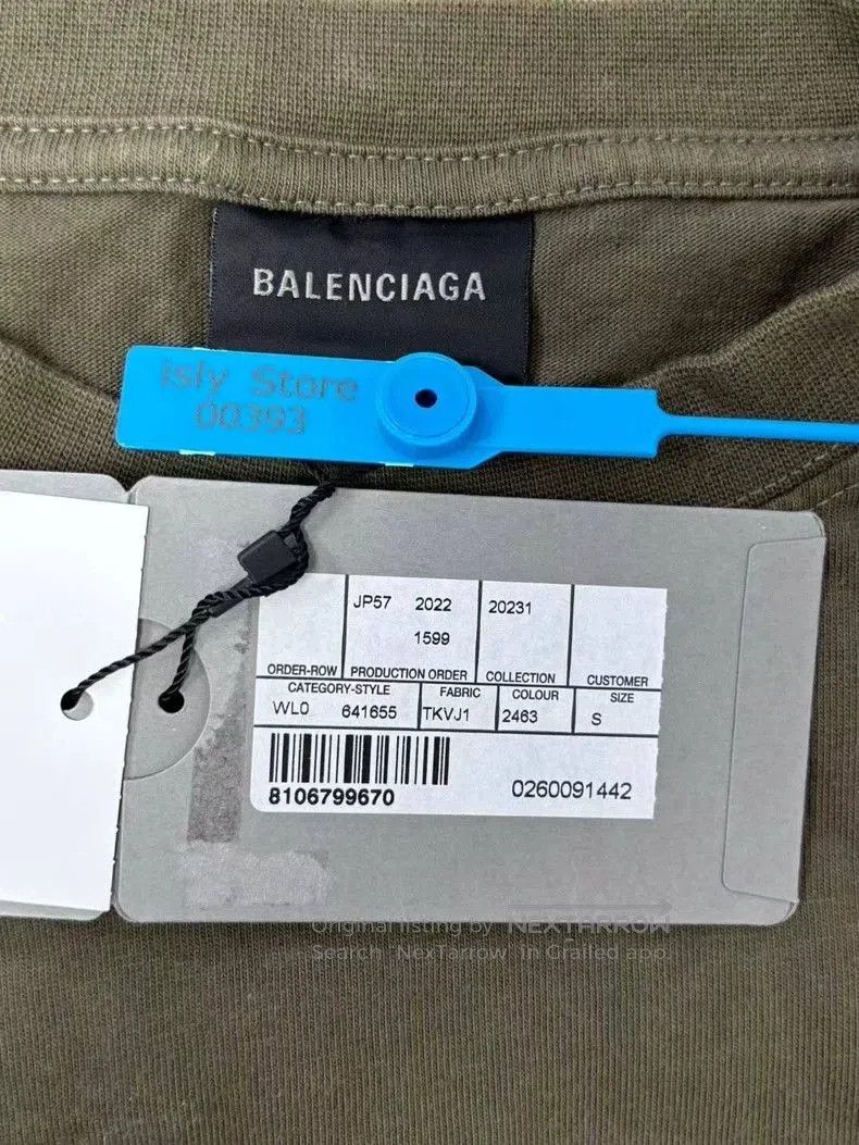 Balenciaga Balenciaga Embroidered Cola Short Sleeve T-Shirt. Size US S / EU 44-46 / 1 - 4 Thumbnail